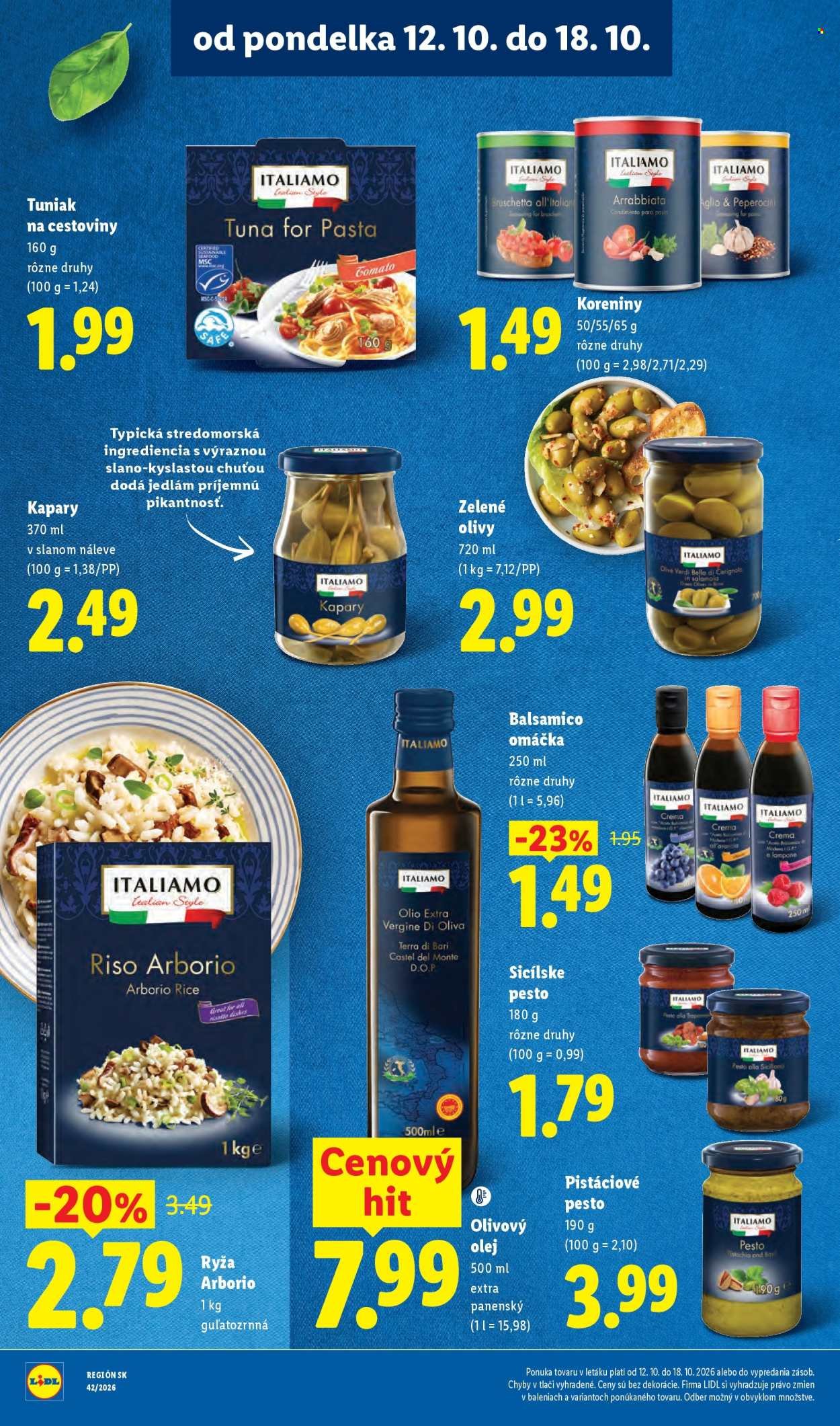 LIDL leták - Od pondelka 12.10.2026