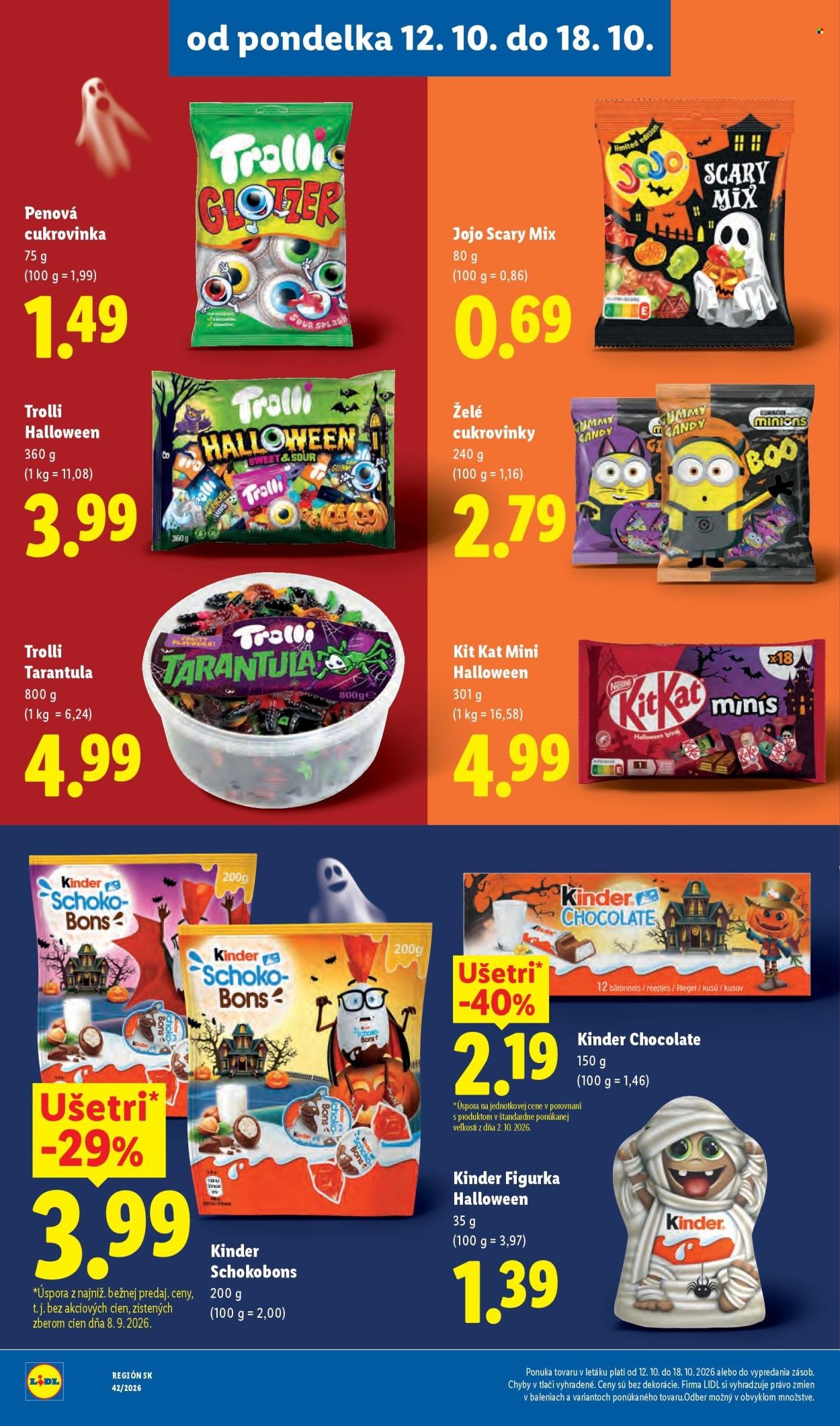 LIDL leták - Od pondelka 12.10.2026