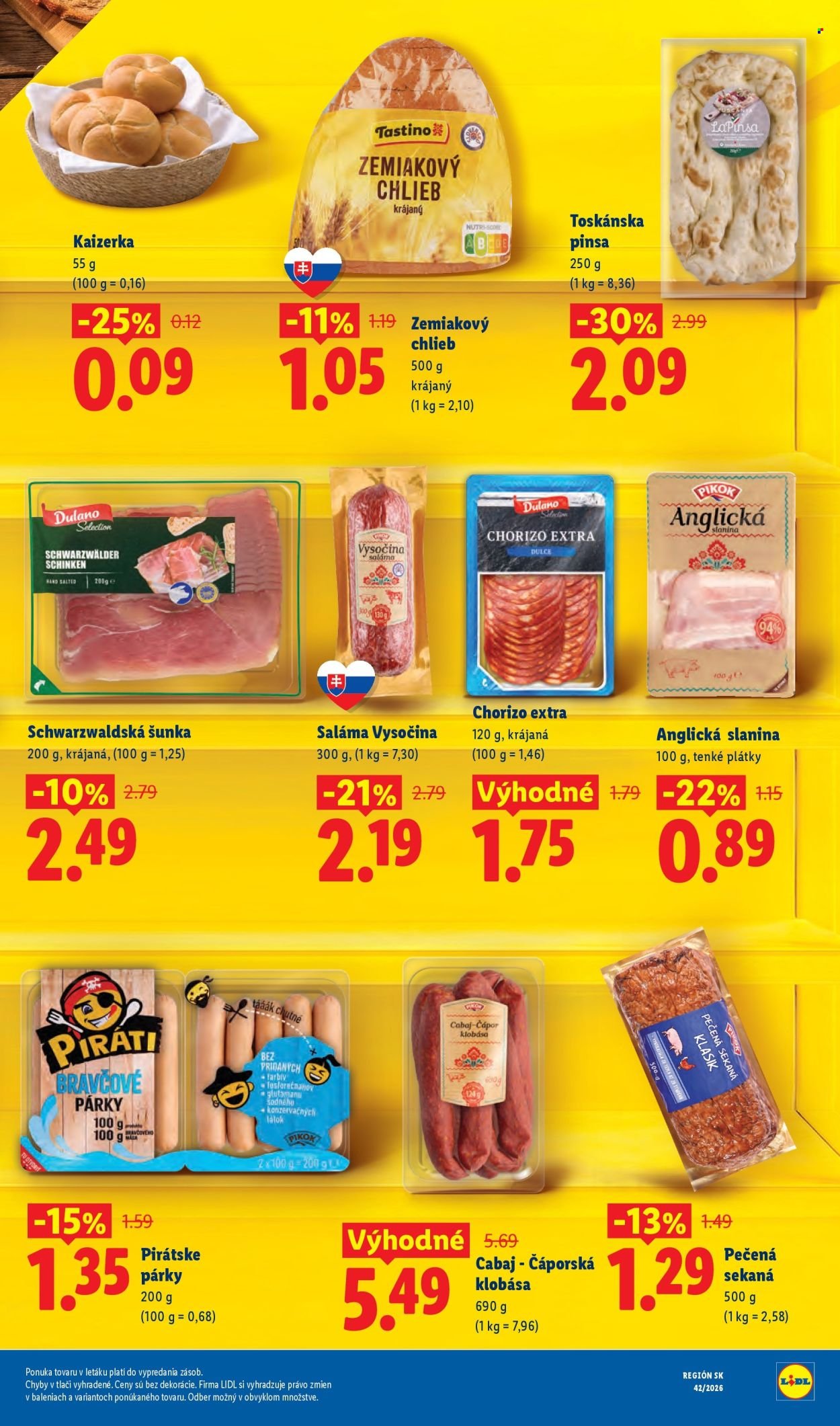 LIDL leták - Od pondelka 12.10.2026