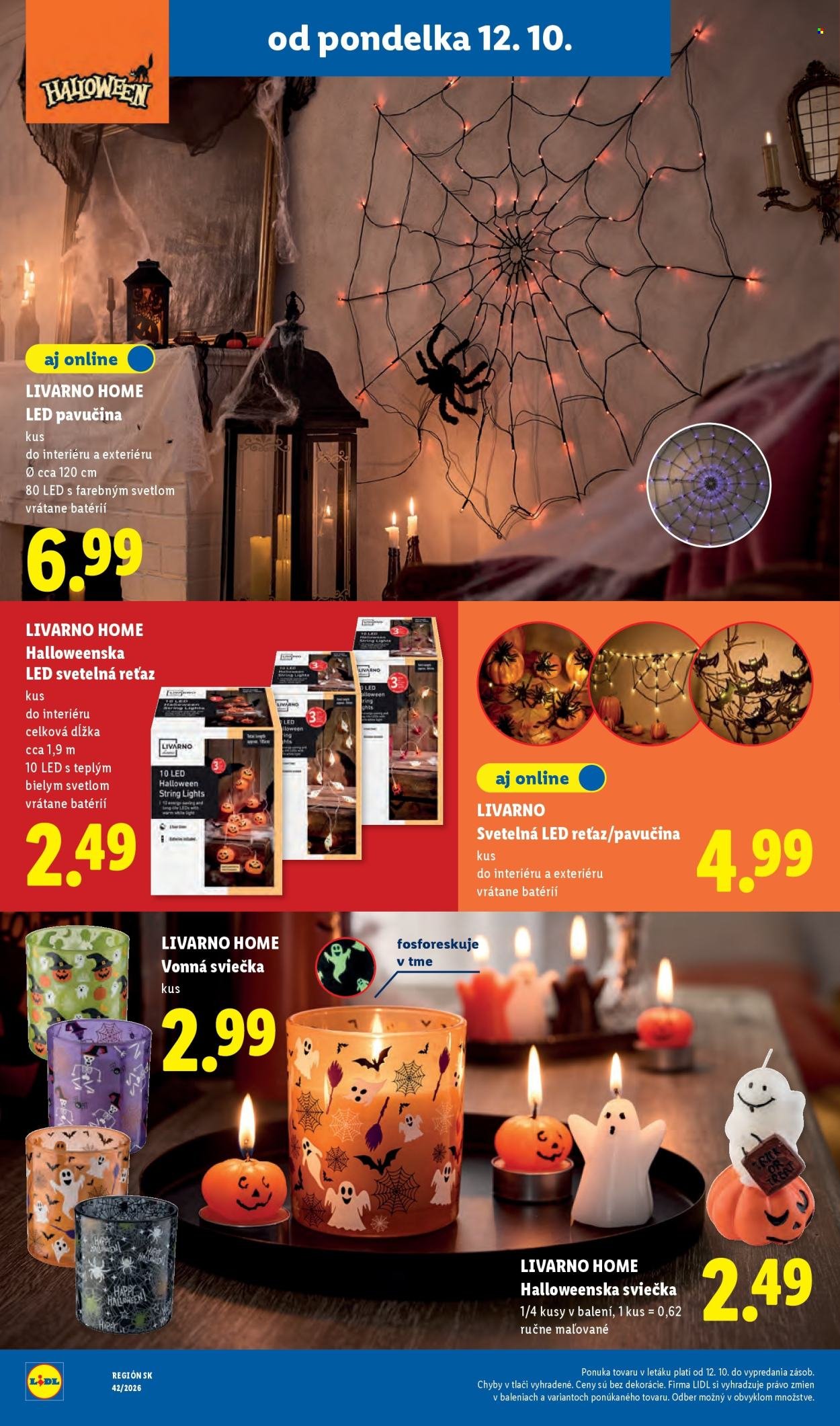 LIDL leták - Od pondelka 12.10.2026