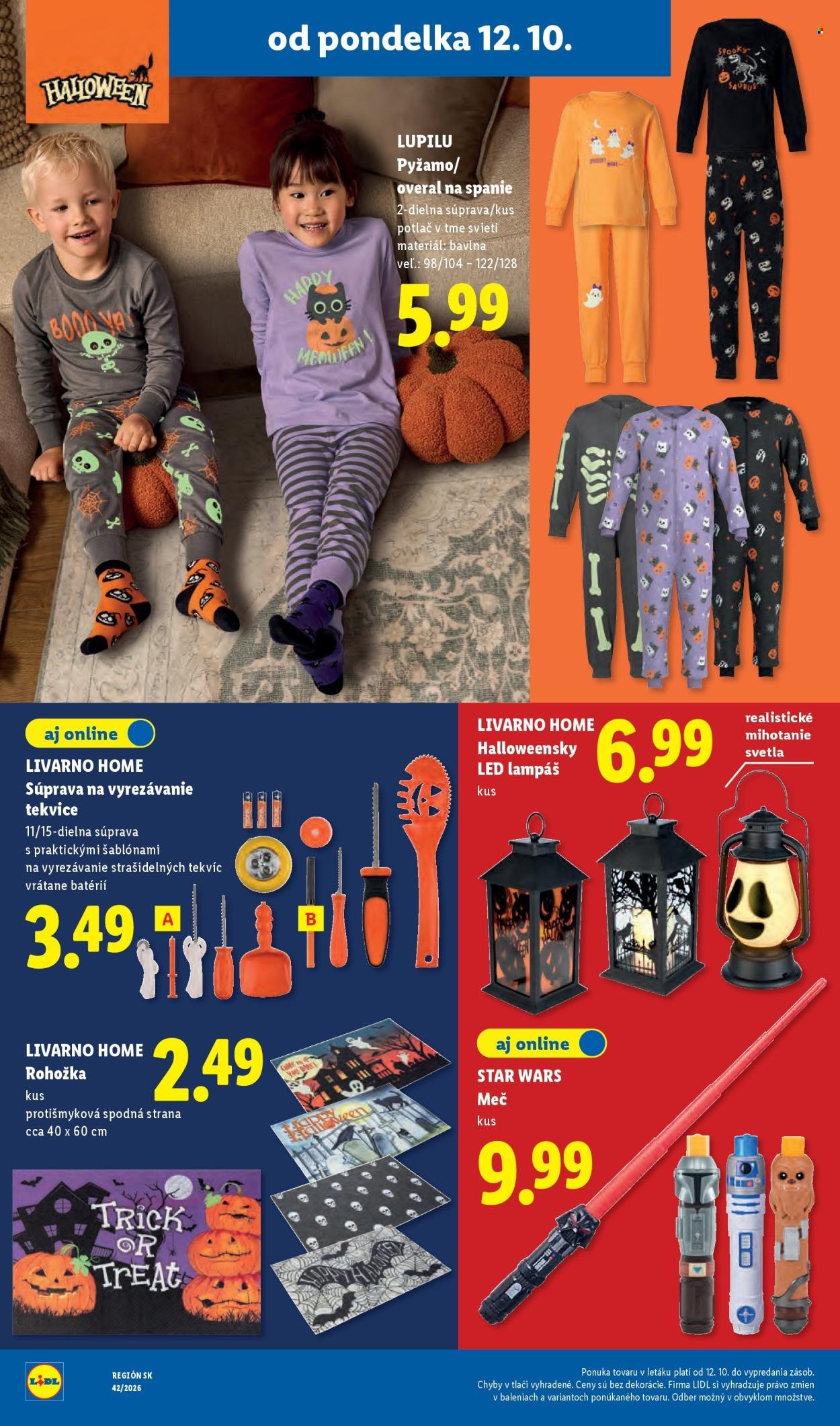 LIDL leták - Od pondelka 12.10.2026