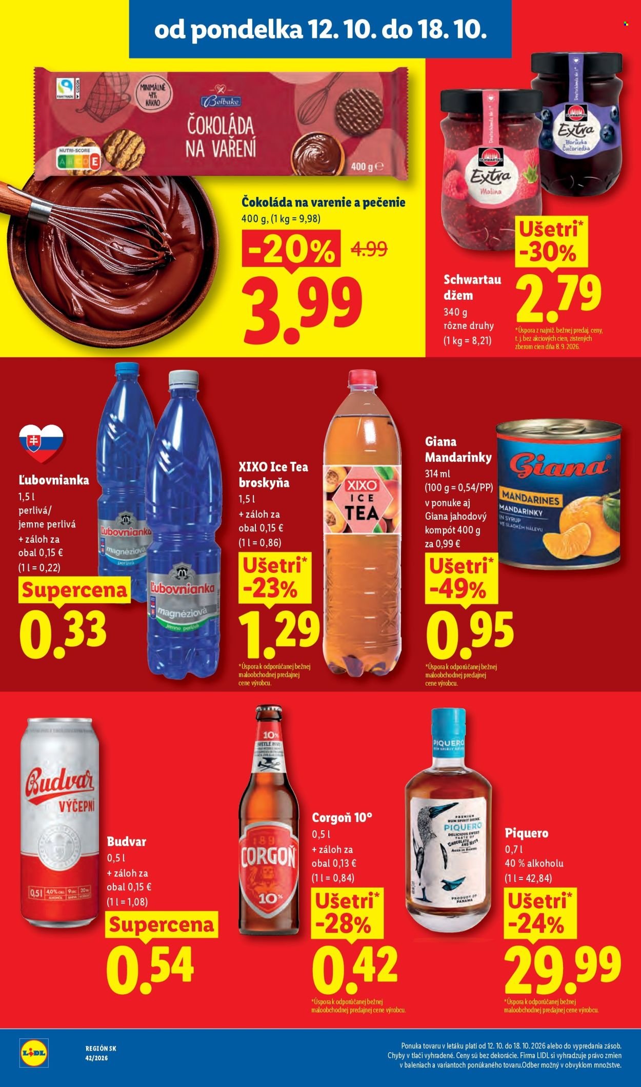 LIDL leták - Od pondelka 12.10.2026