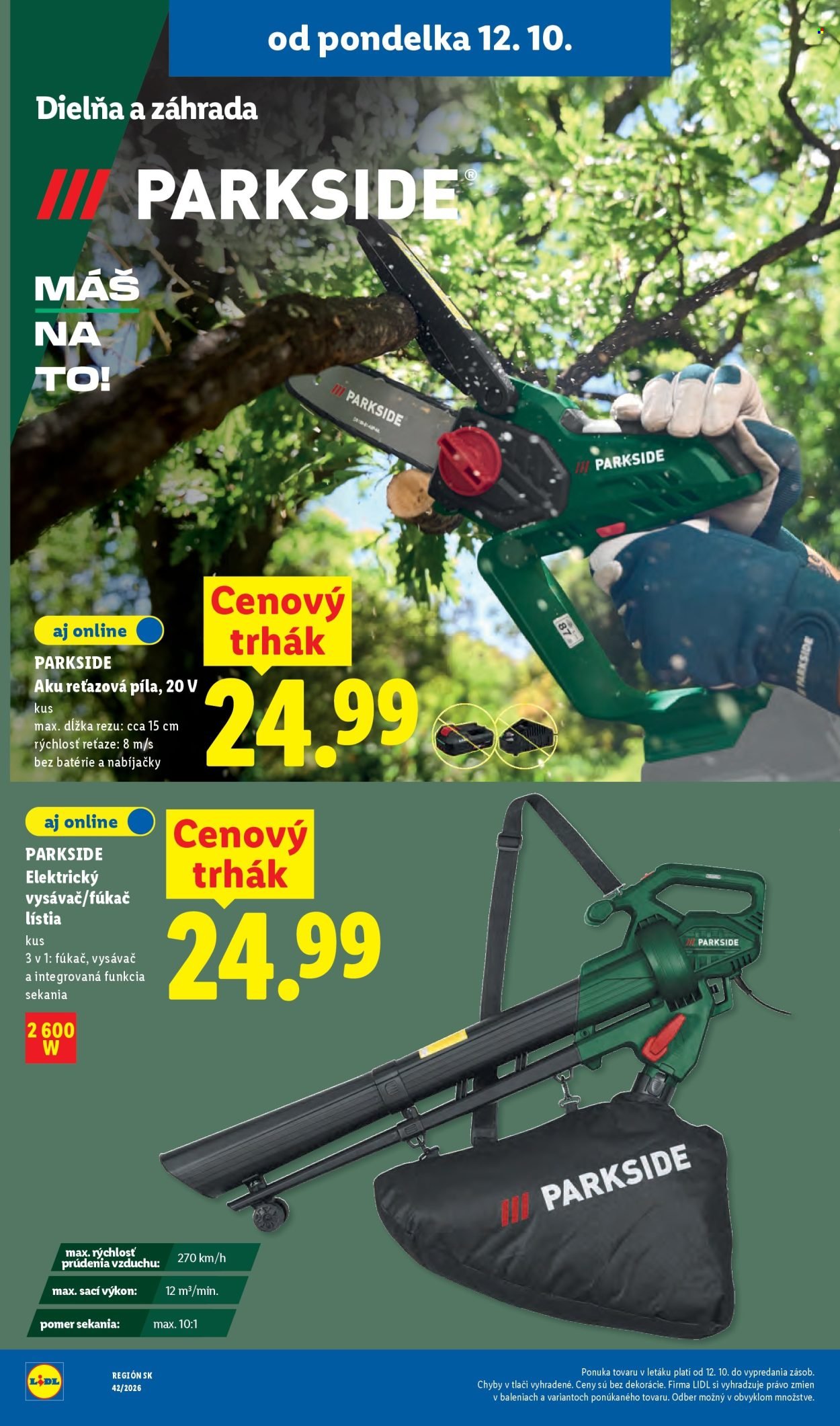 LIDL leták - Od pondelka 12.10.2026