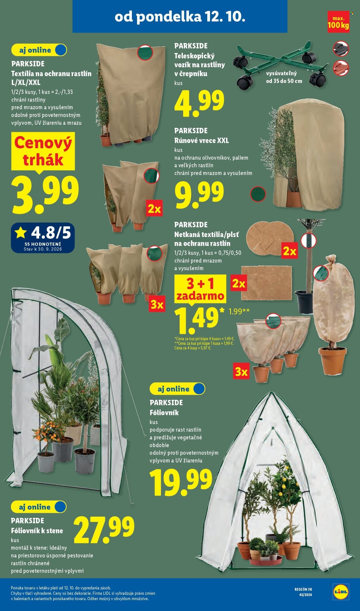 LIDL leták - Od pondelka 12.10.2026