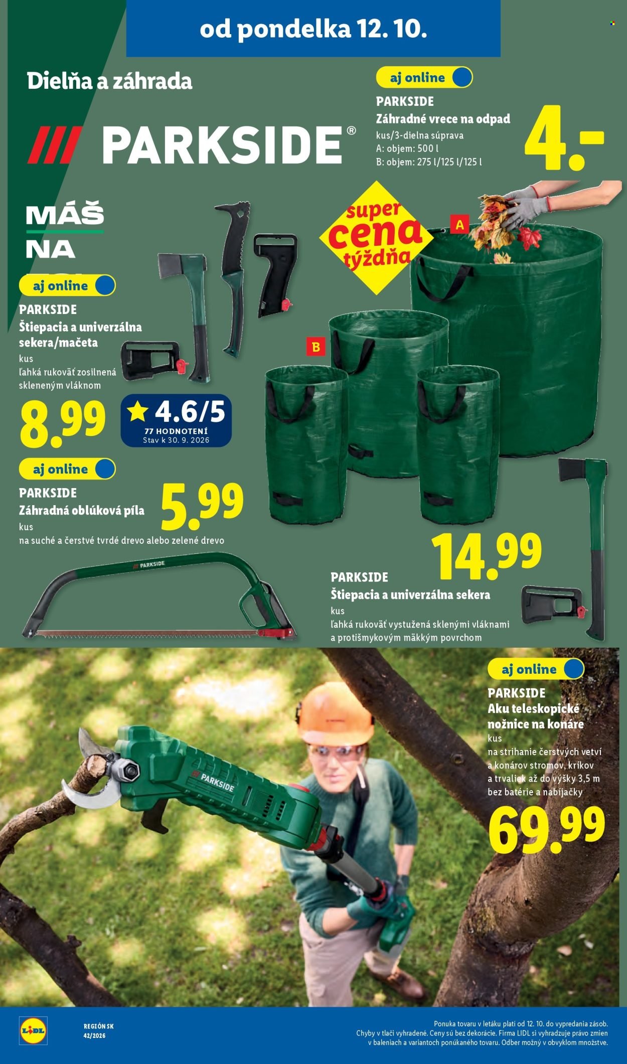 LIDL leták - Od pondelka 12.10.2026