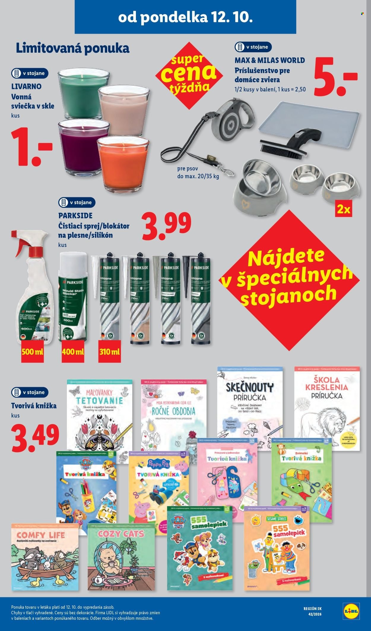 LIDL leták - Od pondelka 12.10.2026
