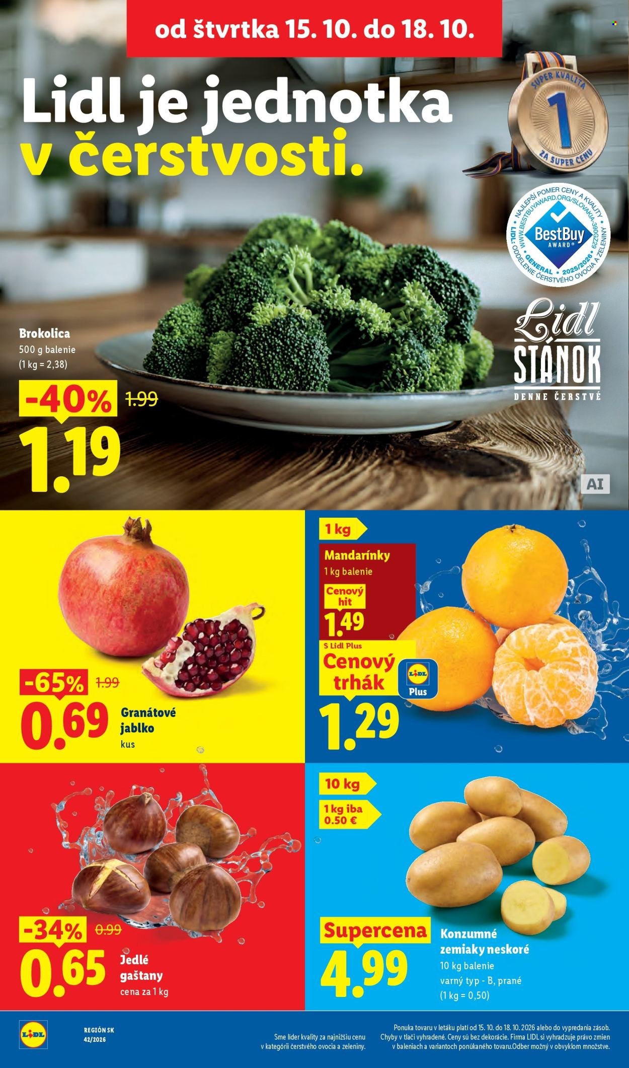 LIDL leták - Od pondelka 12.10.2026