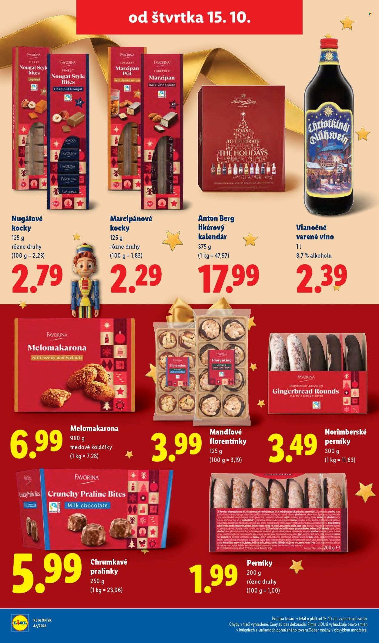 LIDL leták - Od pondelka 12.10.2026
