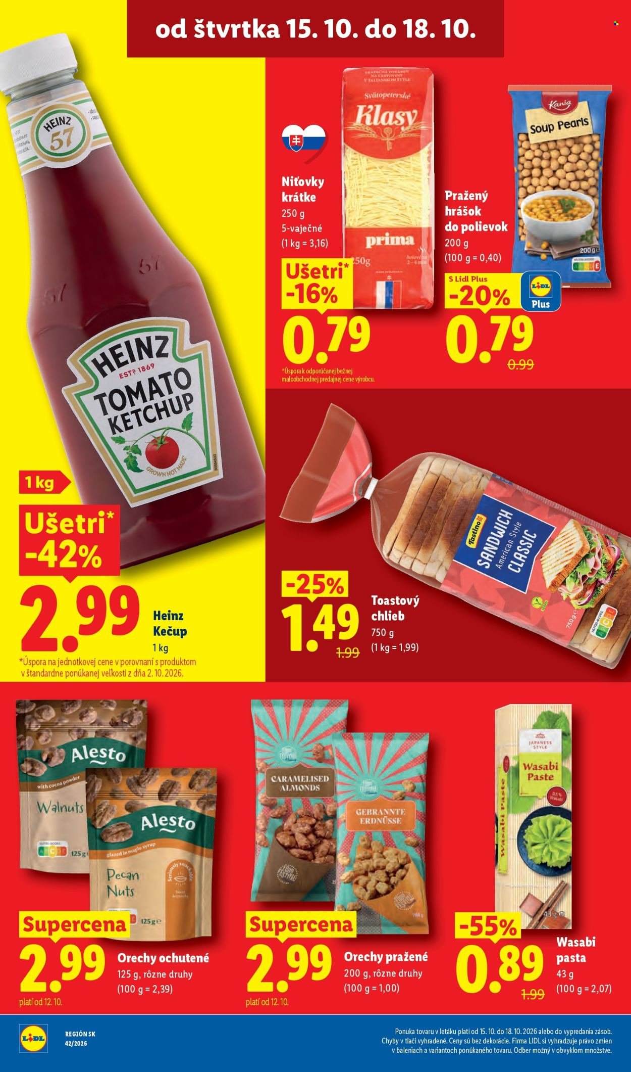 LIDL leták - Od pondelka 12.10.2026