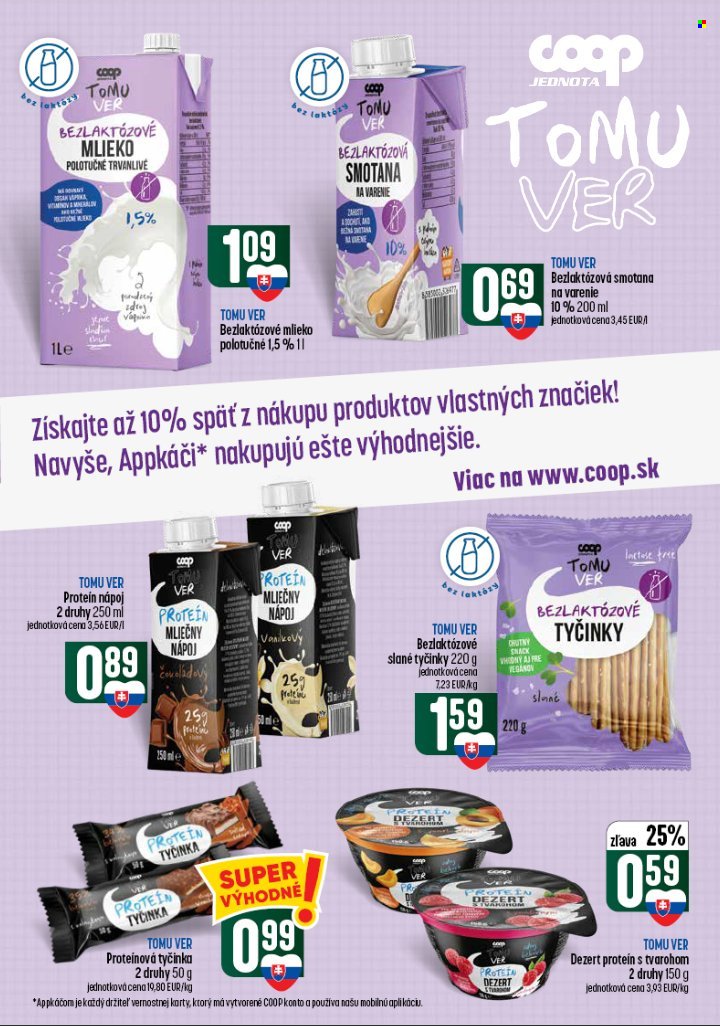 COOP JEDNOTA leták - Od štvrtka 10.9.2026