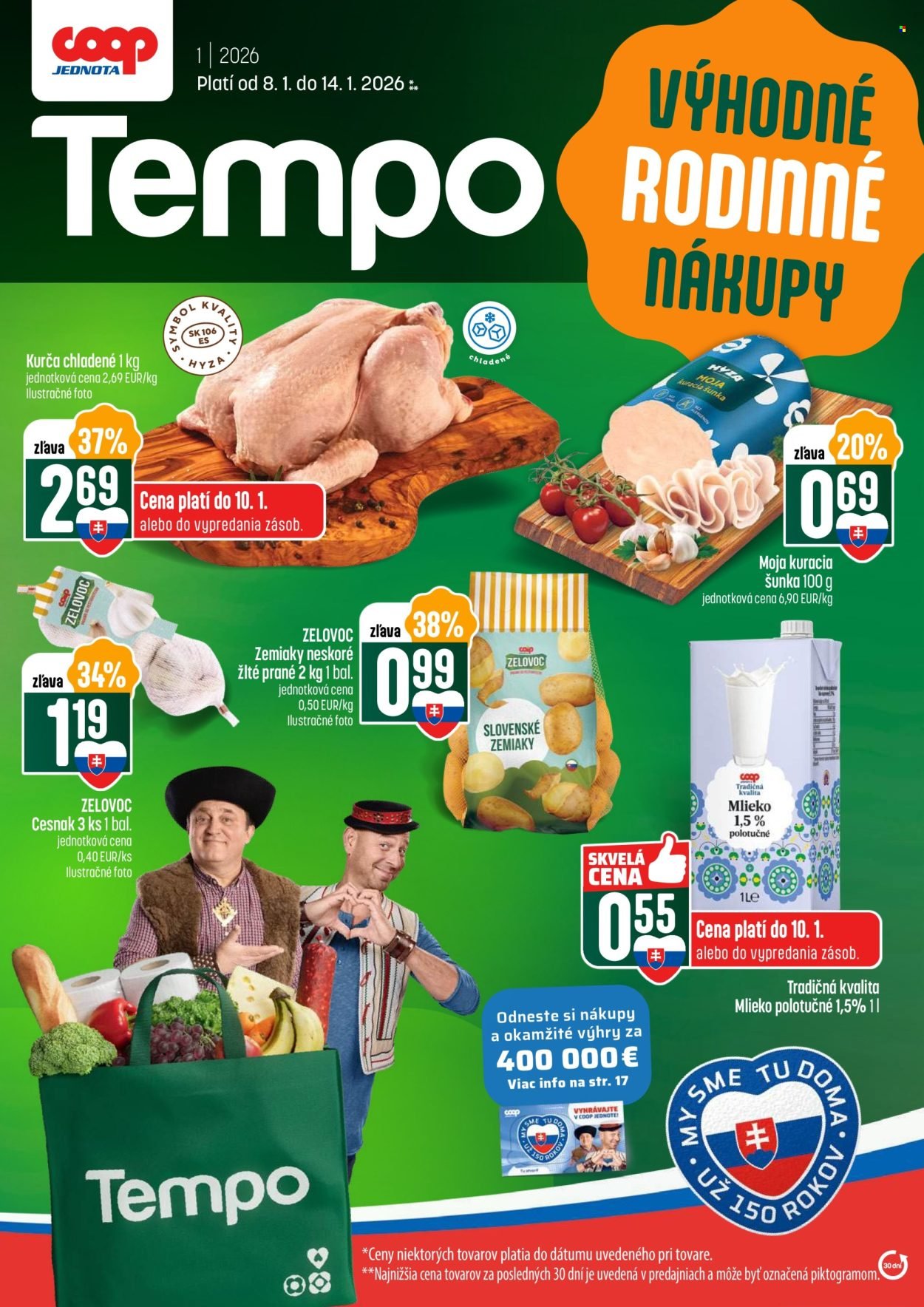 COOP JEDNOTA leták - Od štvrtka 8.1.2026 (2026-01-08 - 2026-01-14) | 1