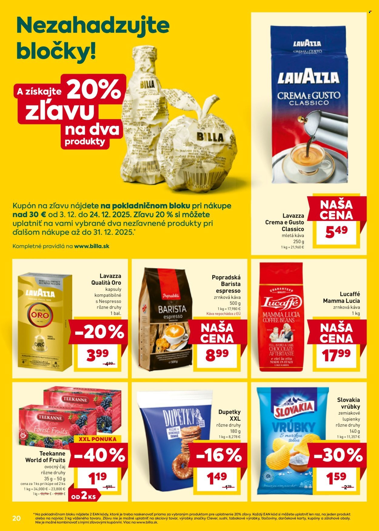 BILLA leták - Od stredy 10.12.2025 (2025-12-10 - 2025-12-16) | 20