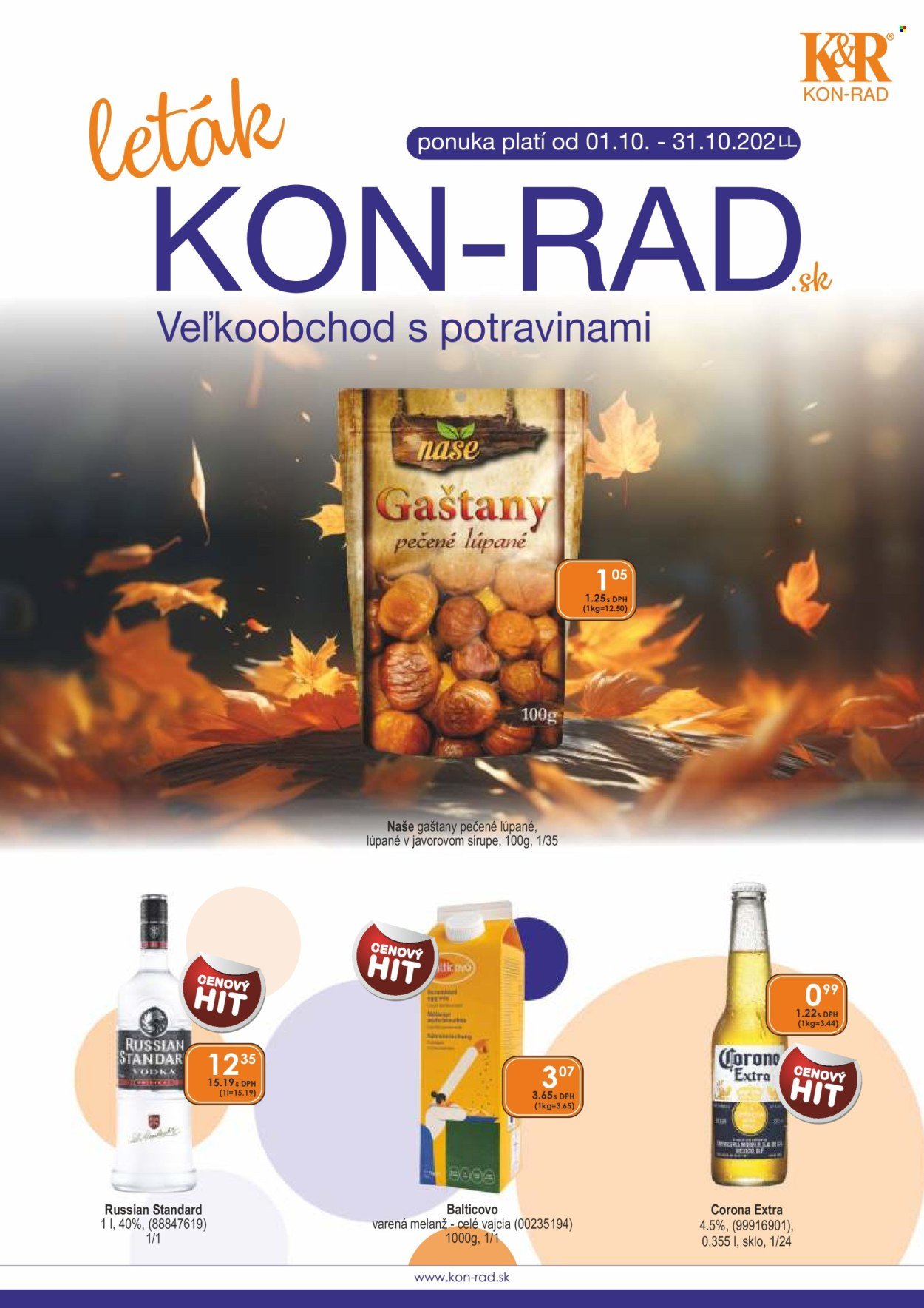 KON-RAD leták - Od stredy 1.10.2025 (2025-10-01 - 2025-10-31) | 1