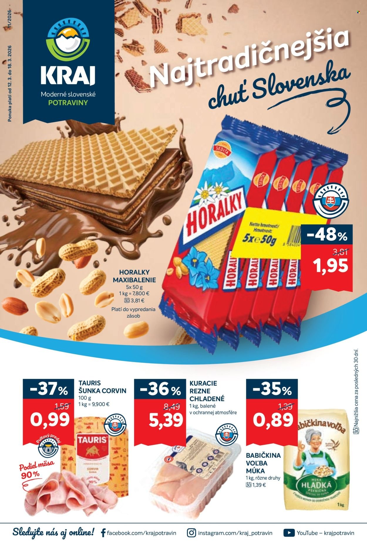 KRAJ leták - Od štvrtka 12.3.2026 (2026-03-12 - 2026-03-18) | 1