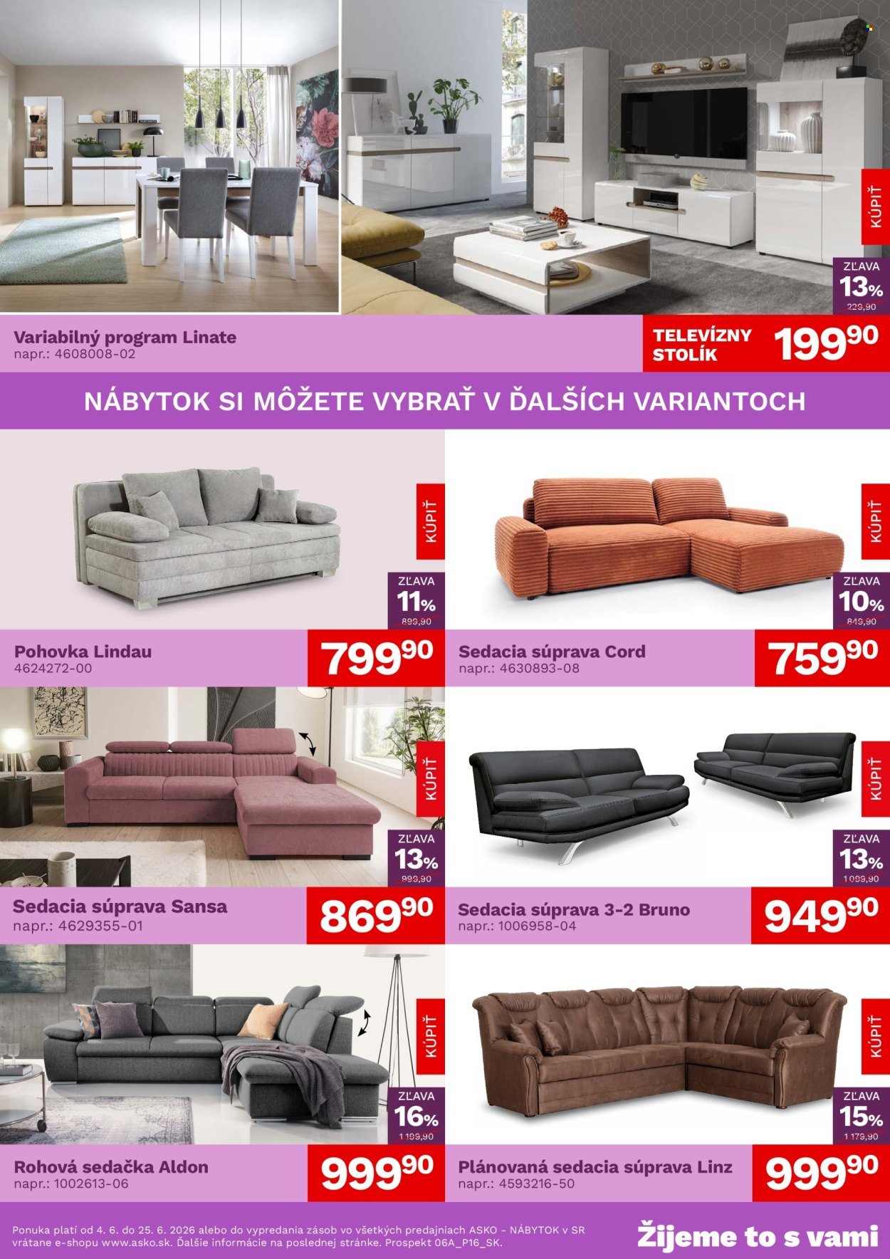 ASKO NÁBYTOK leták - Akciová ponuka