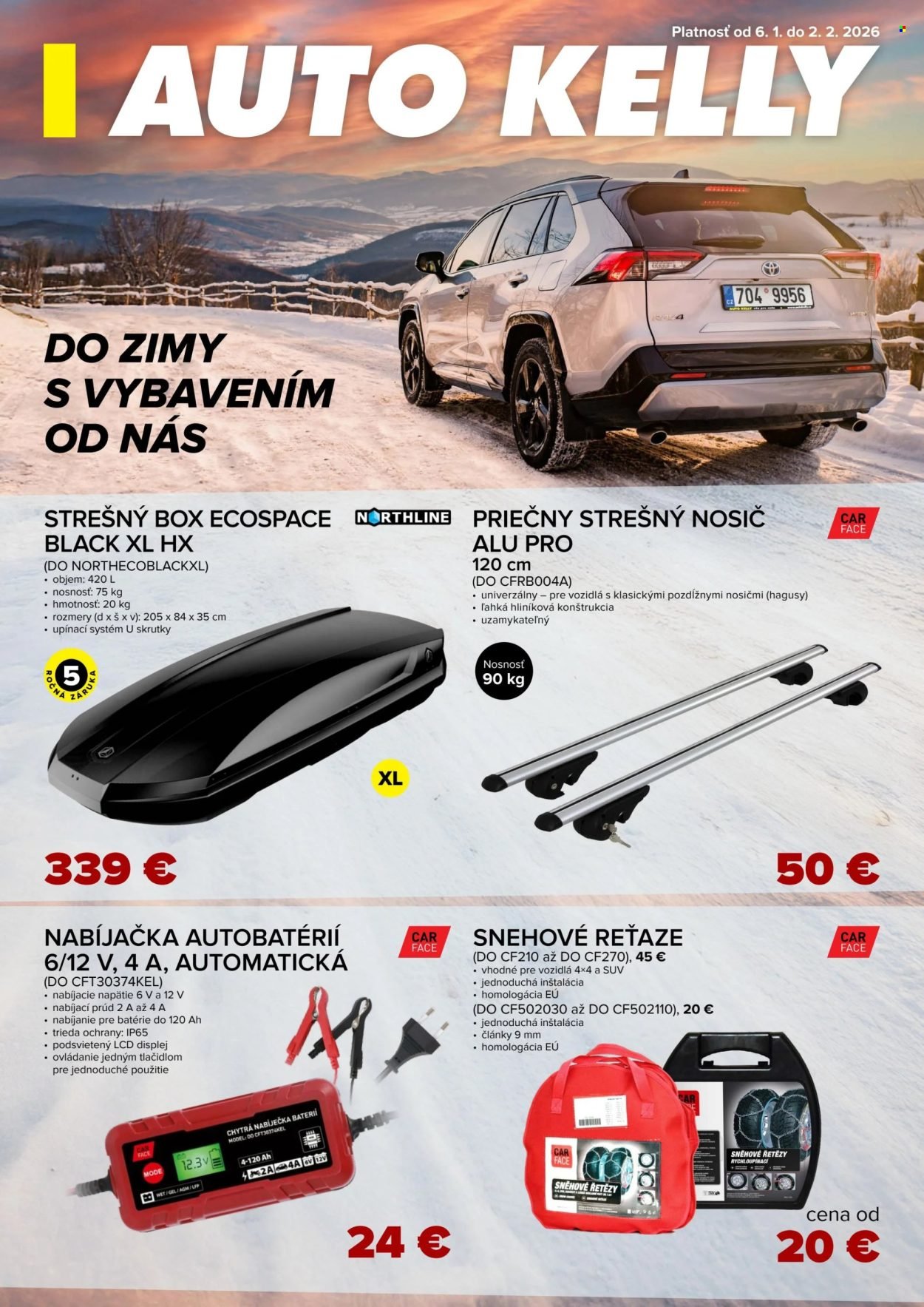 AUTO KELLY leták - Aktualny letak 01/2026 (2026-01-06 - 2026-02-02) | 1