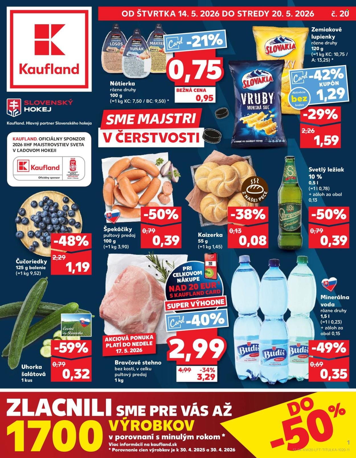 KAUFLAND leták - Od štvrtka 14.5.2026 (2026-05-14 - 2026-05-20) | 1