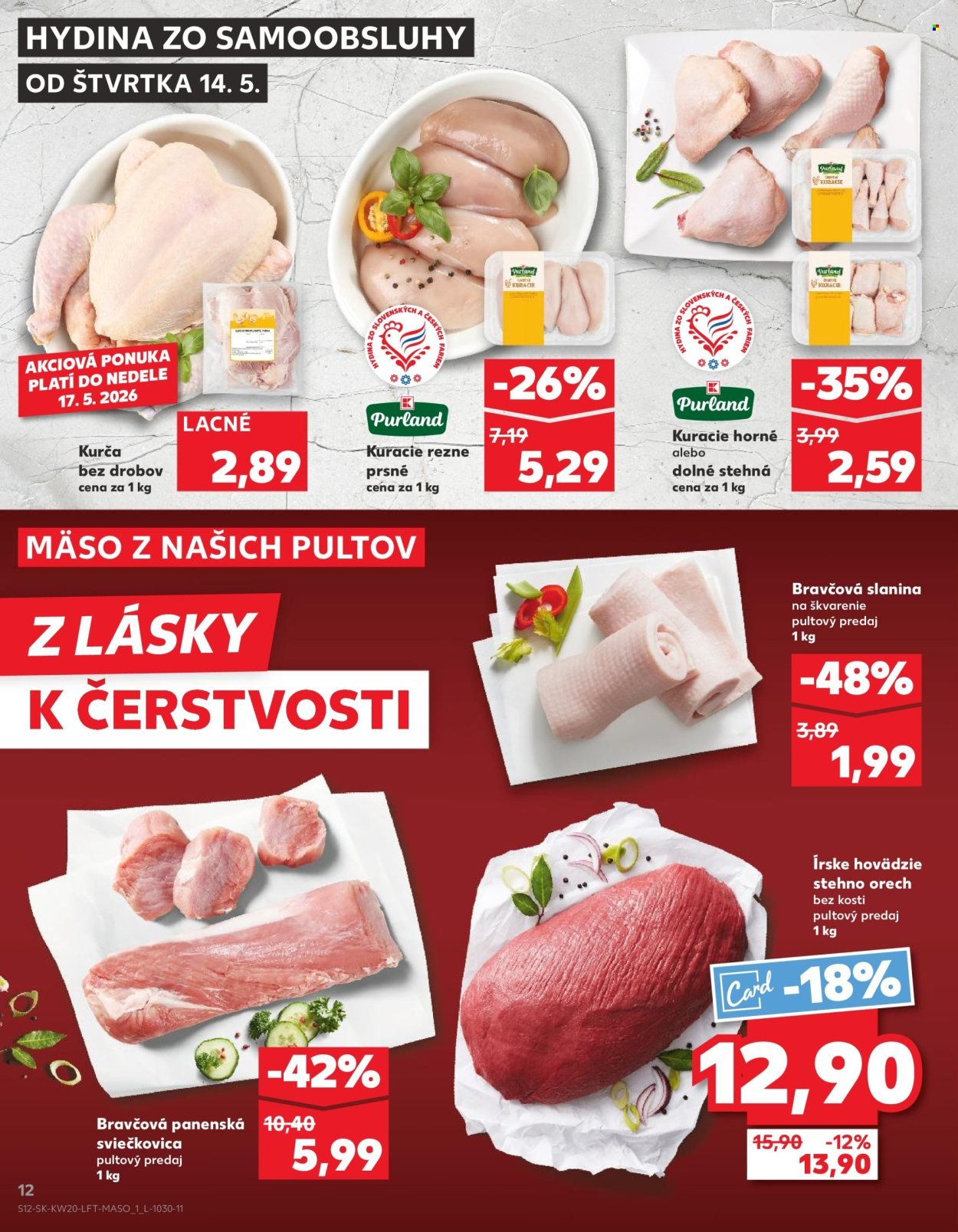 KAUFLAND leták - Od štvrtka 14.5.2026 (2026-05-14 - 2026-05-20) | 12