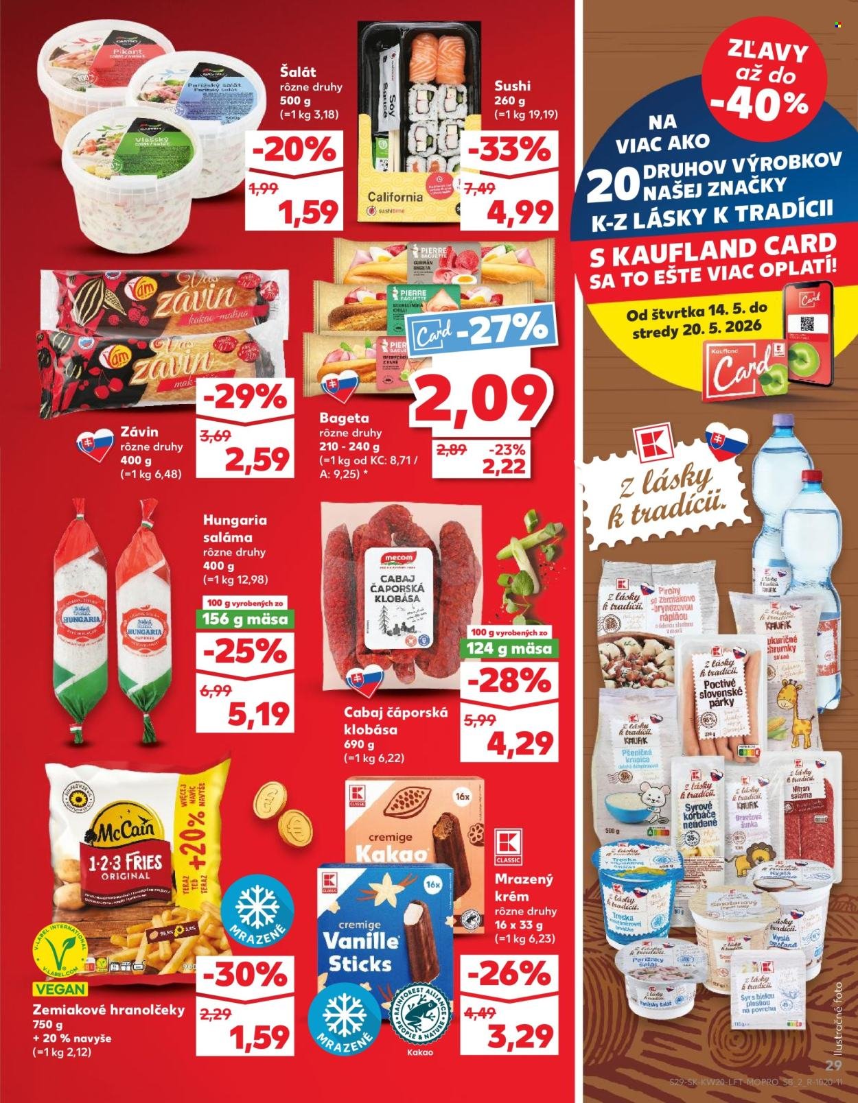 KAUFLAND leták - Od štvrtka 14.5.2026 (2026-05-14 - 2026-05-20) | 29