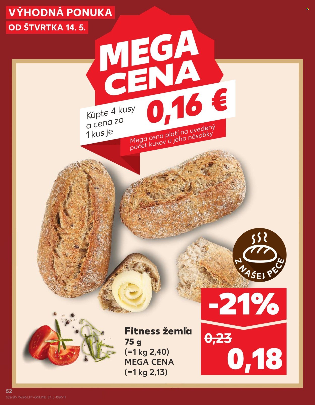 KAUFLAND leták - Od štvrtka 14.5.2026 (2026-05-14 - 2026-05-20) | 52