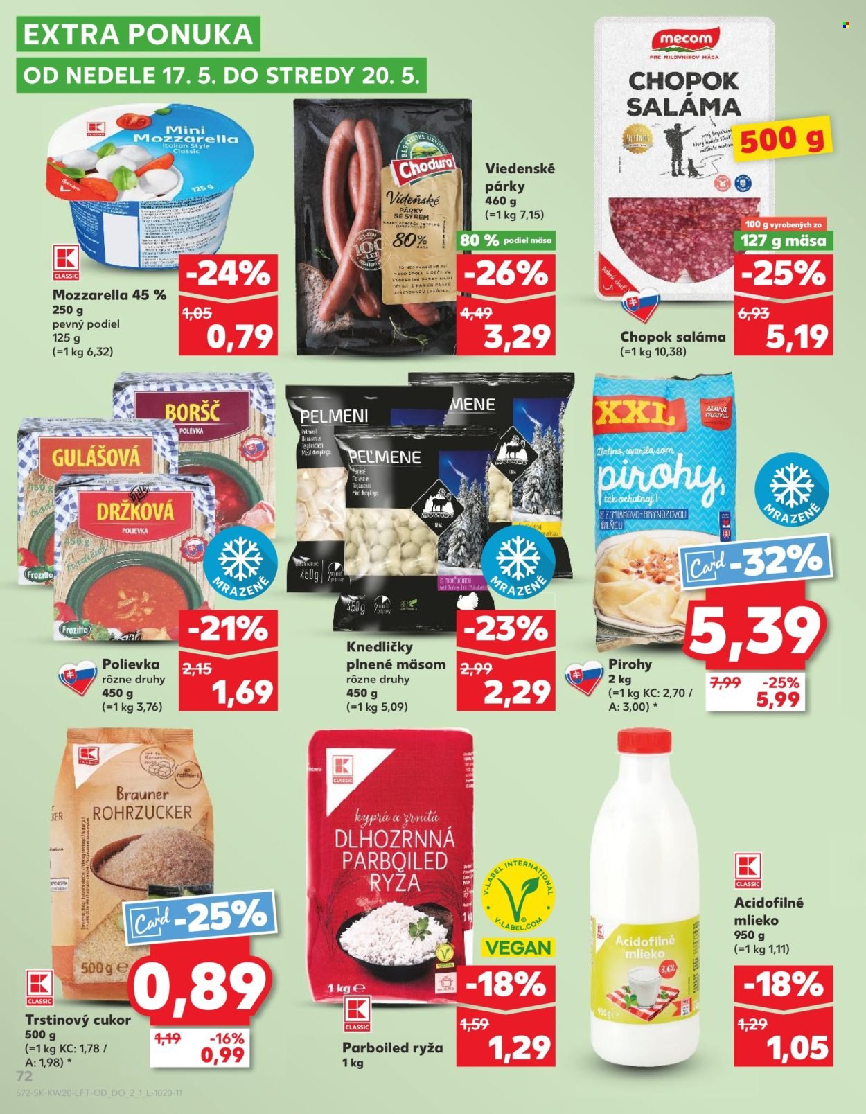 KAUFLAND leták - Od štvrtka 14.5.2026 (2026-05-14 - 2026-05-20) | 72