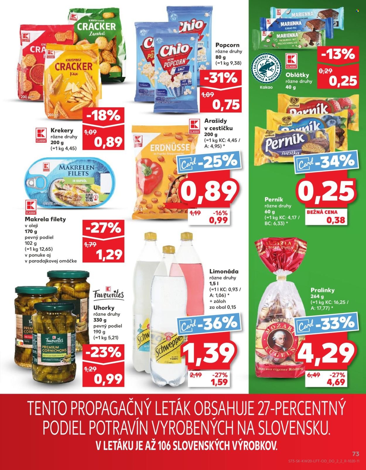 KAUFLAND leták - Od štvrtka 14.5.2026 (2026-05-14 - 2026-05-20) | 73