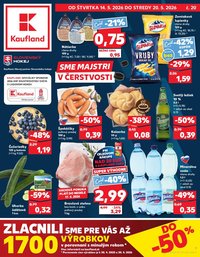 KAUFLAND leták - Od štvrtka 14.5.2026 (2026-05-14 - 2026-05-20)
