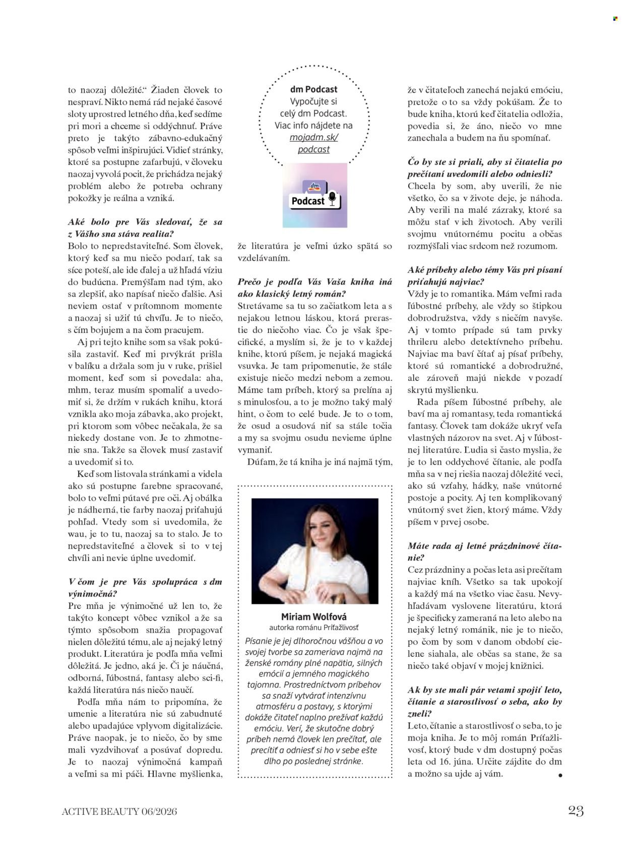 DM DROGERIE leták - ACTIVE BEAUTY