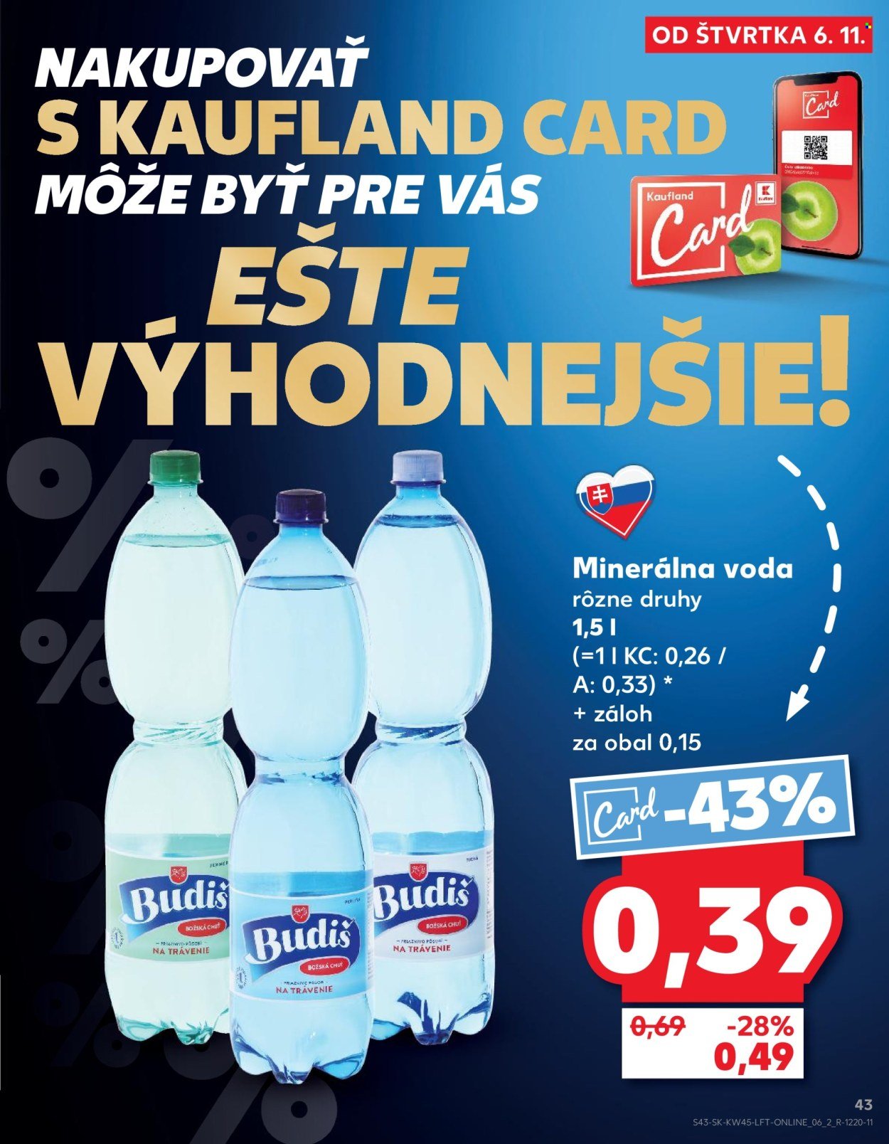 KAUFLAND leták - Od štvrtka 6.11.2025 (2025-11-06 - 2025-11-12) | 43