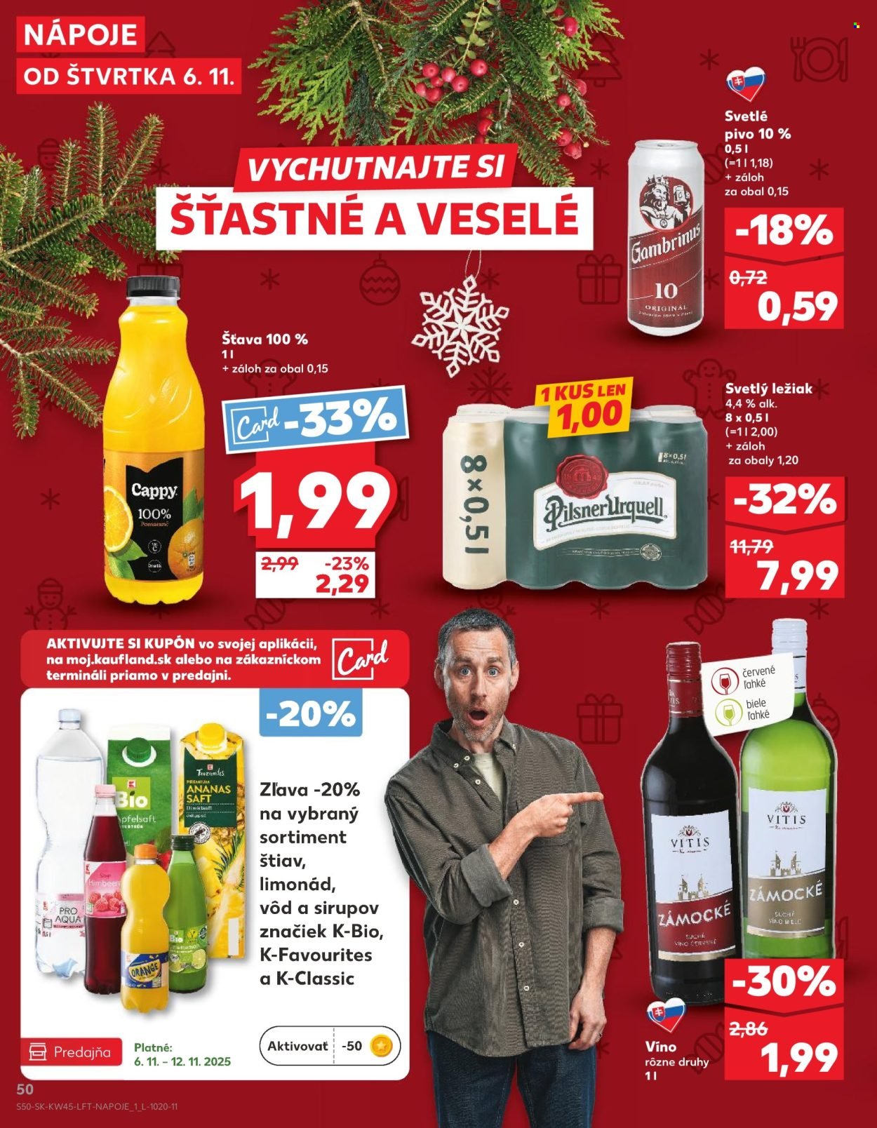 KAUFLAND leták - Od štvrtka 6.11.2025 (2025-11-06 - 2025-11-12) | 50