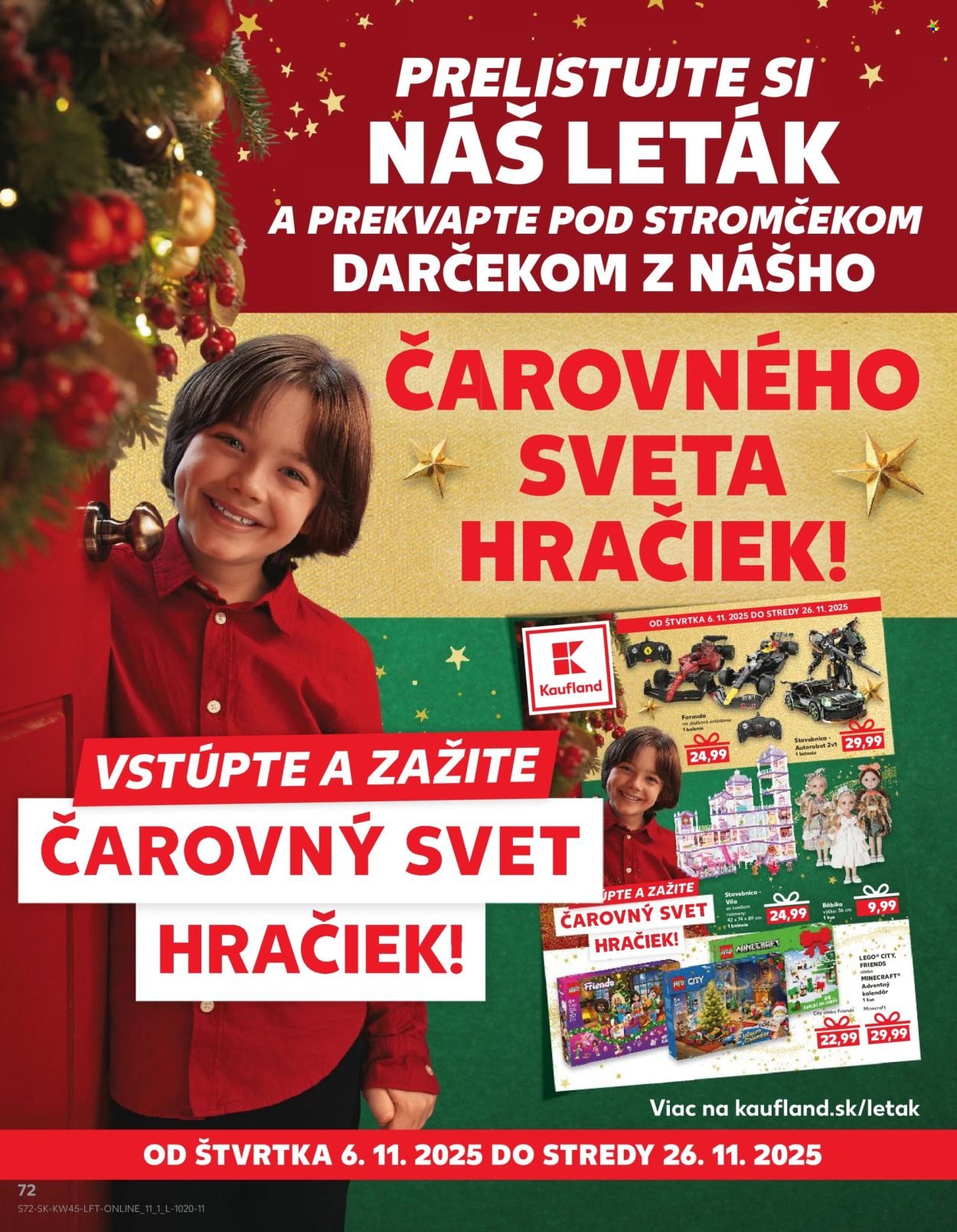 KAUFLAND leták - Od štvrtka 6.11.2025 (2025-11-06 - 2025-11-12) | 72