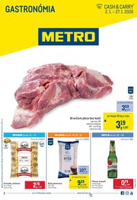METRO leták - Gastronómia (2026-01-02 - 2026-01-27)