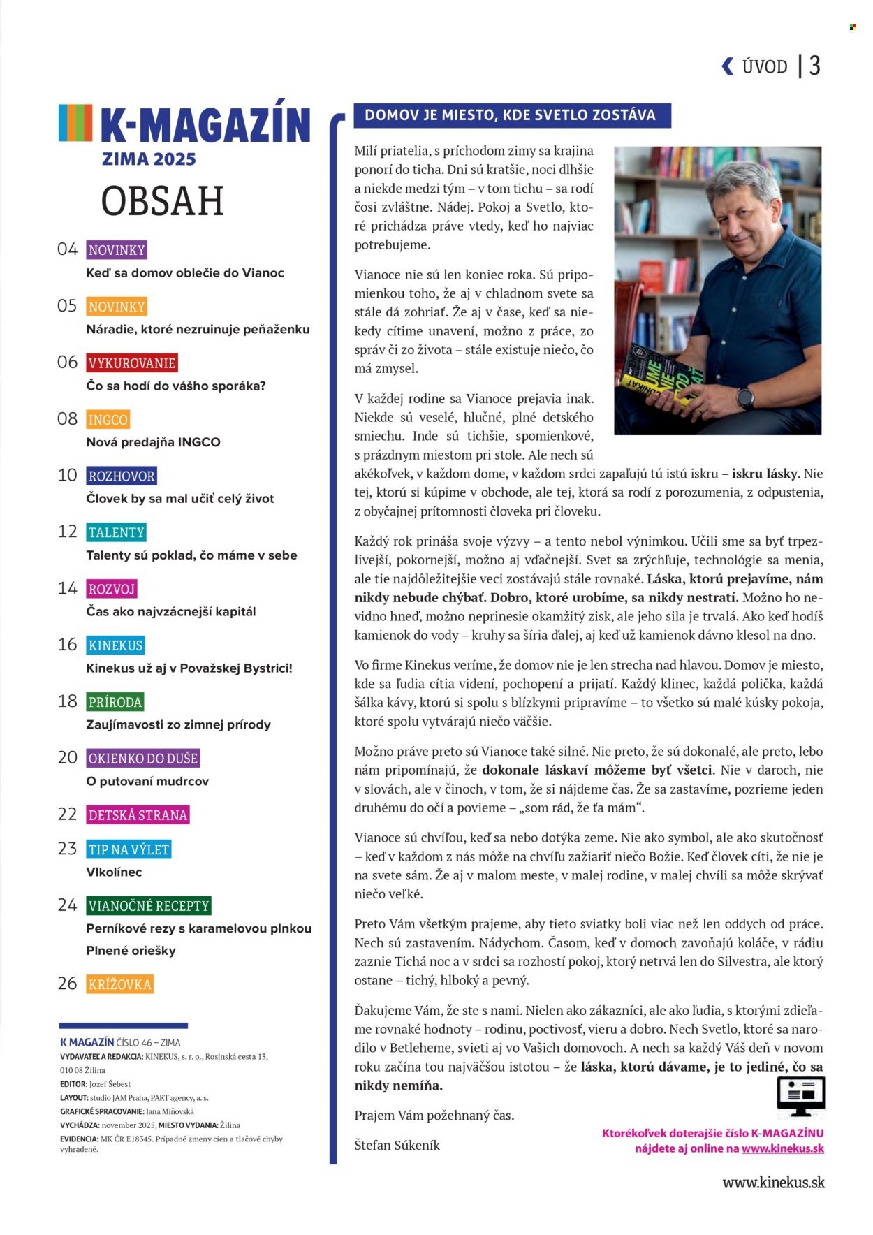 KINEKUS leták - K-Magazín Zima 2025 (2025-11-28) | 3