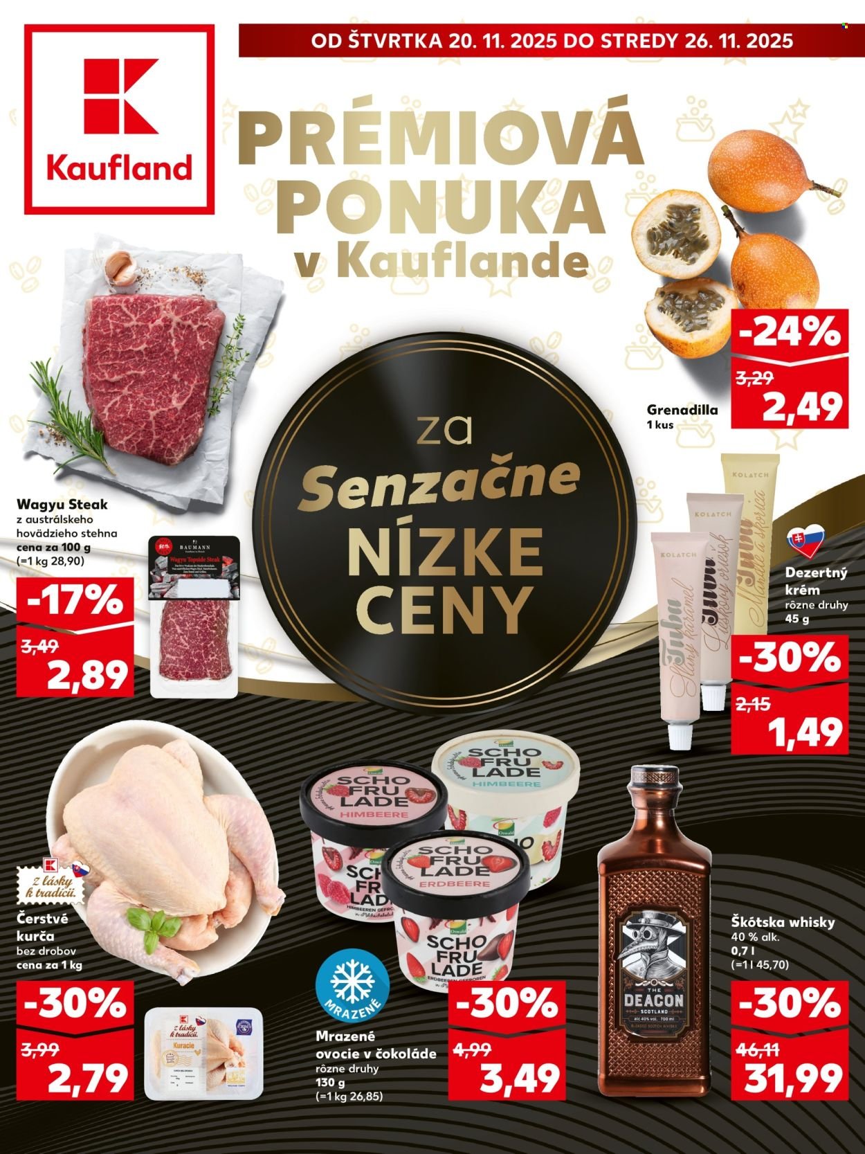 KAUFLAND leták - PRÉMIOVÁ PONUKA V KAUFLANDE (2025-11-20 - 2025-11-26) | 1