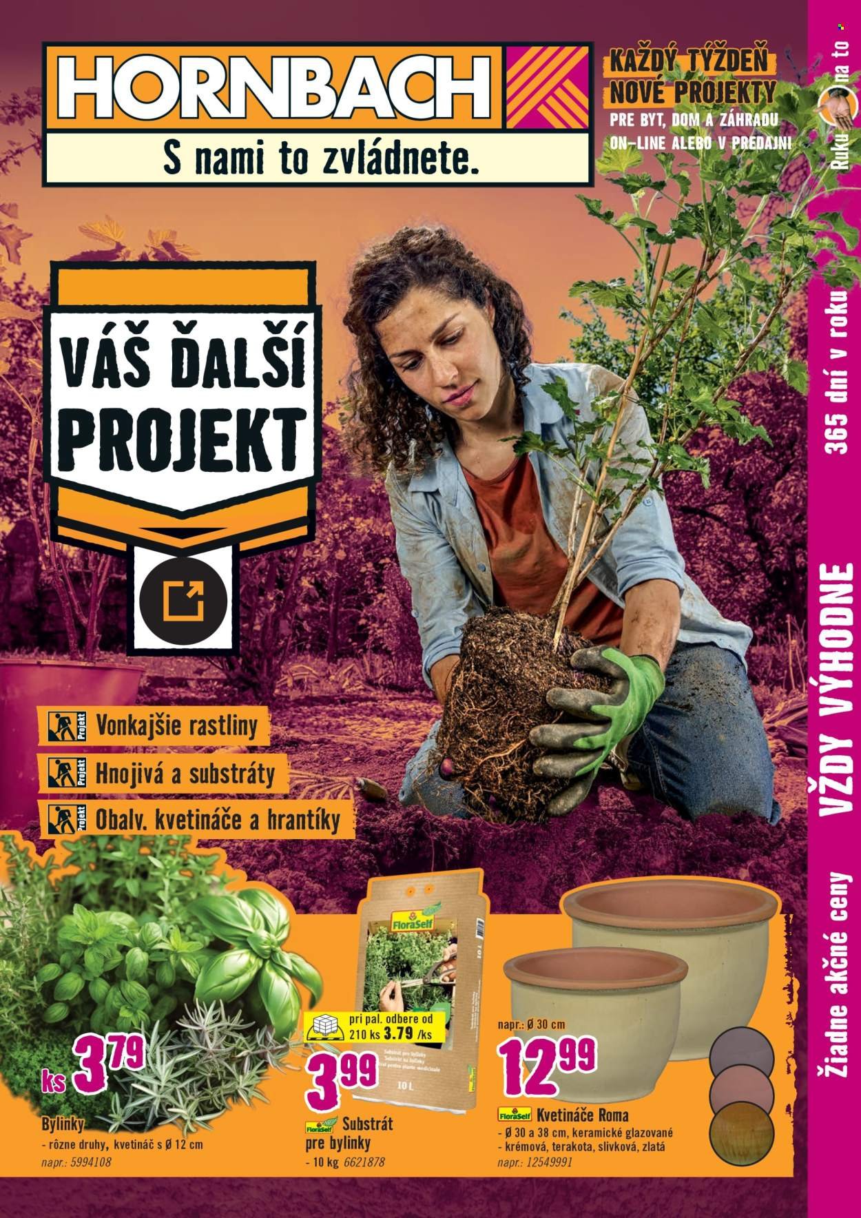 HORNBACH leták - Váš ďalší projekt - Sezónne rastliny (2026-04-01 - 2026-04-14) | 1