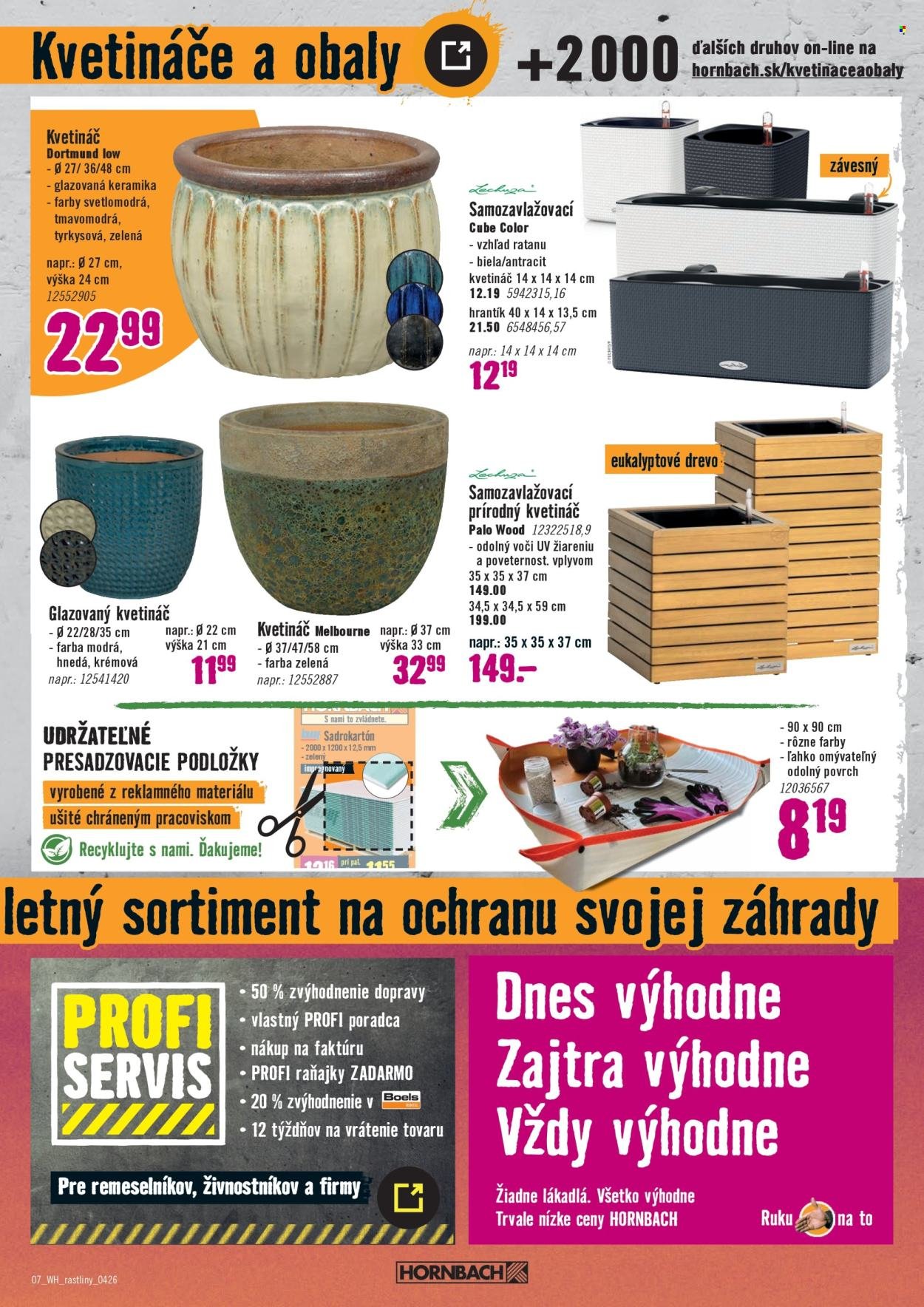 HORNBACH leták - Váš ďalší projekt - Sezónne rastliny (2026-04-01 - 2026-04-14) | 7