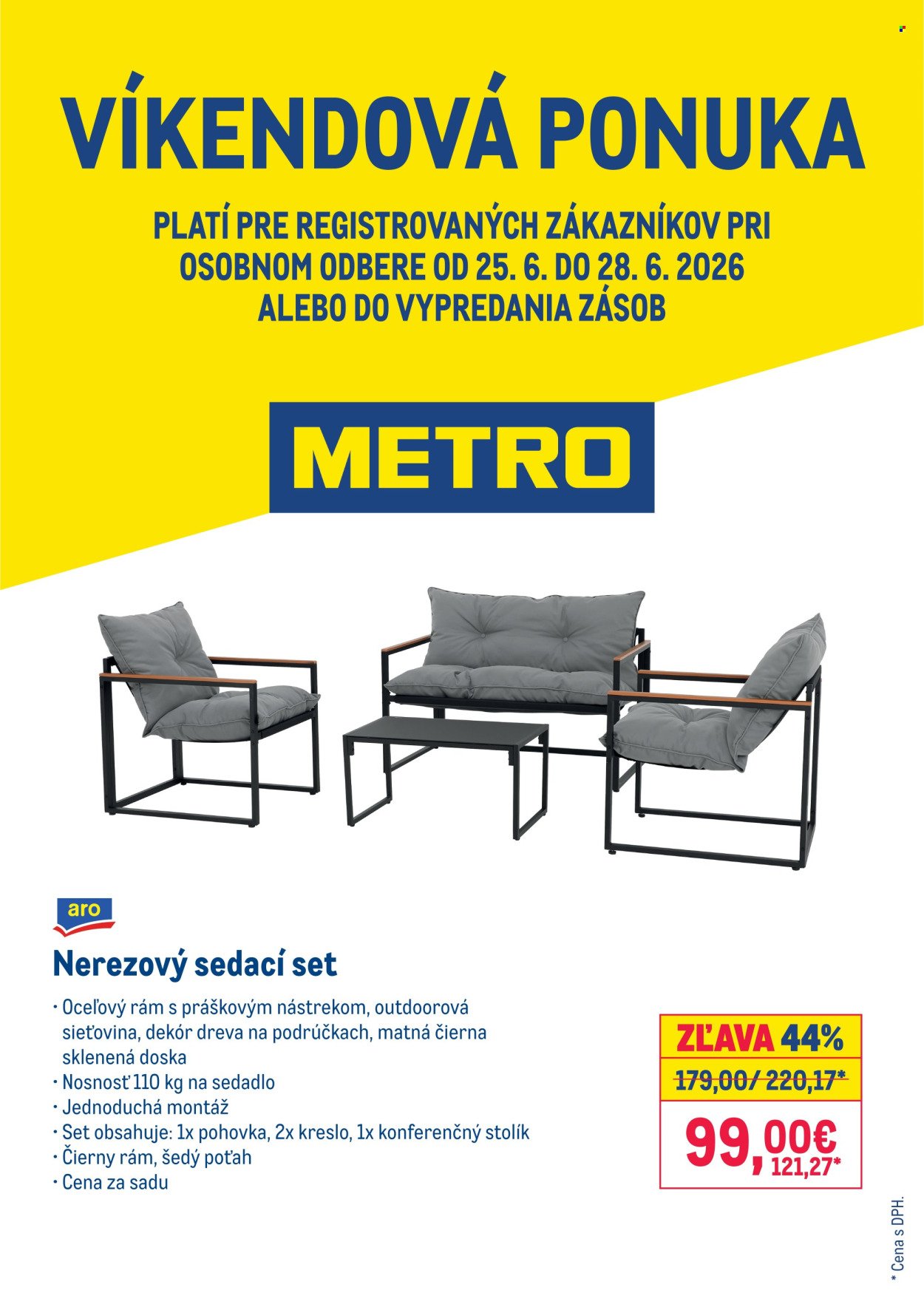METRO leták - Víkendová ponuka