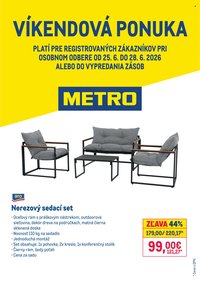 METRO leták - Víkendová ponuka