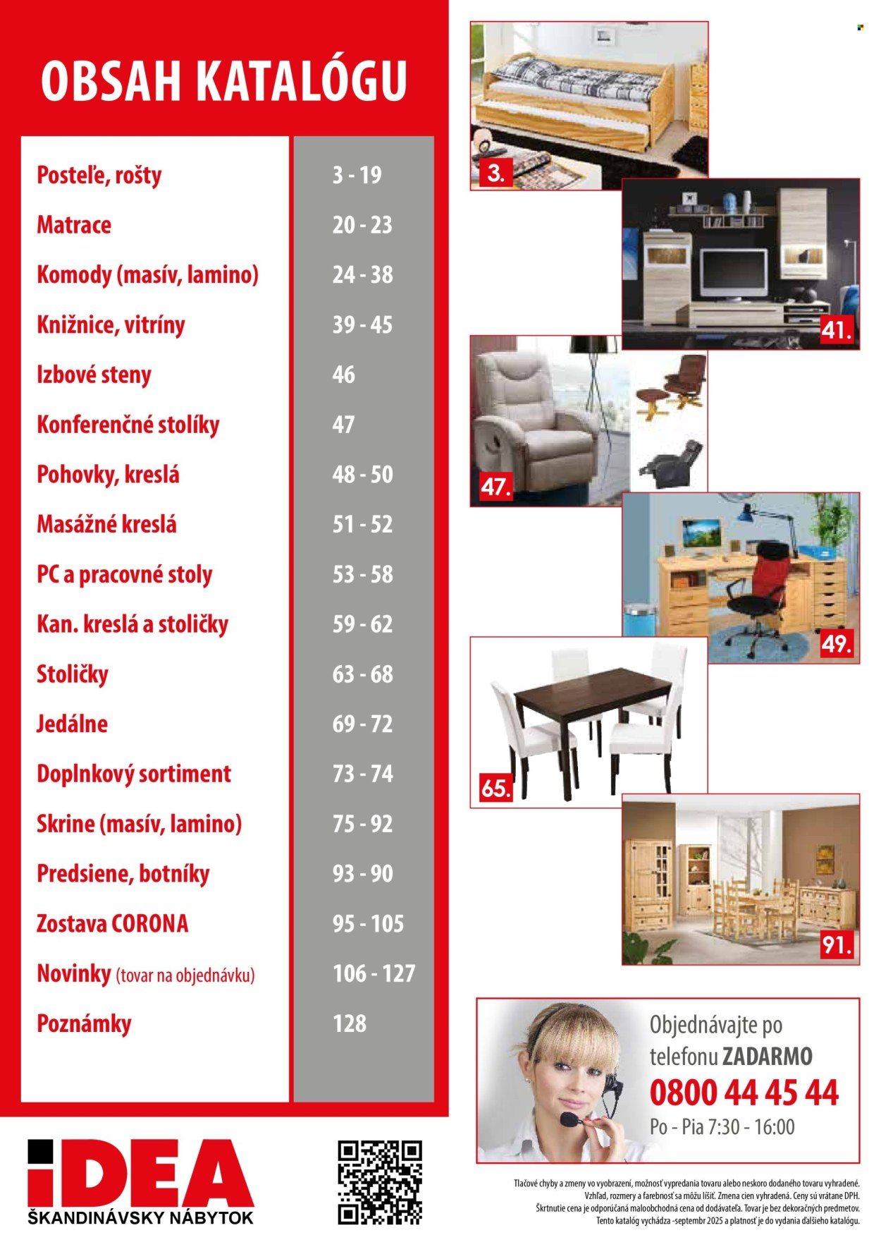 IDEA NÁBYTOK leták - septembri 2025 (2025-09-08) | 2