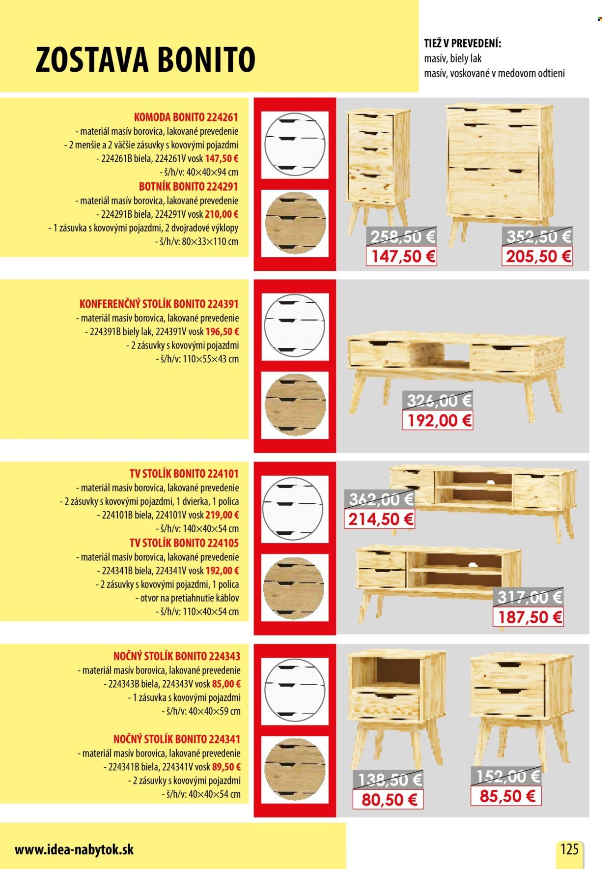IDEA NÁBYTOK leták - septembri 2025 (2025-09-08) | 125