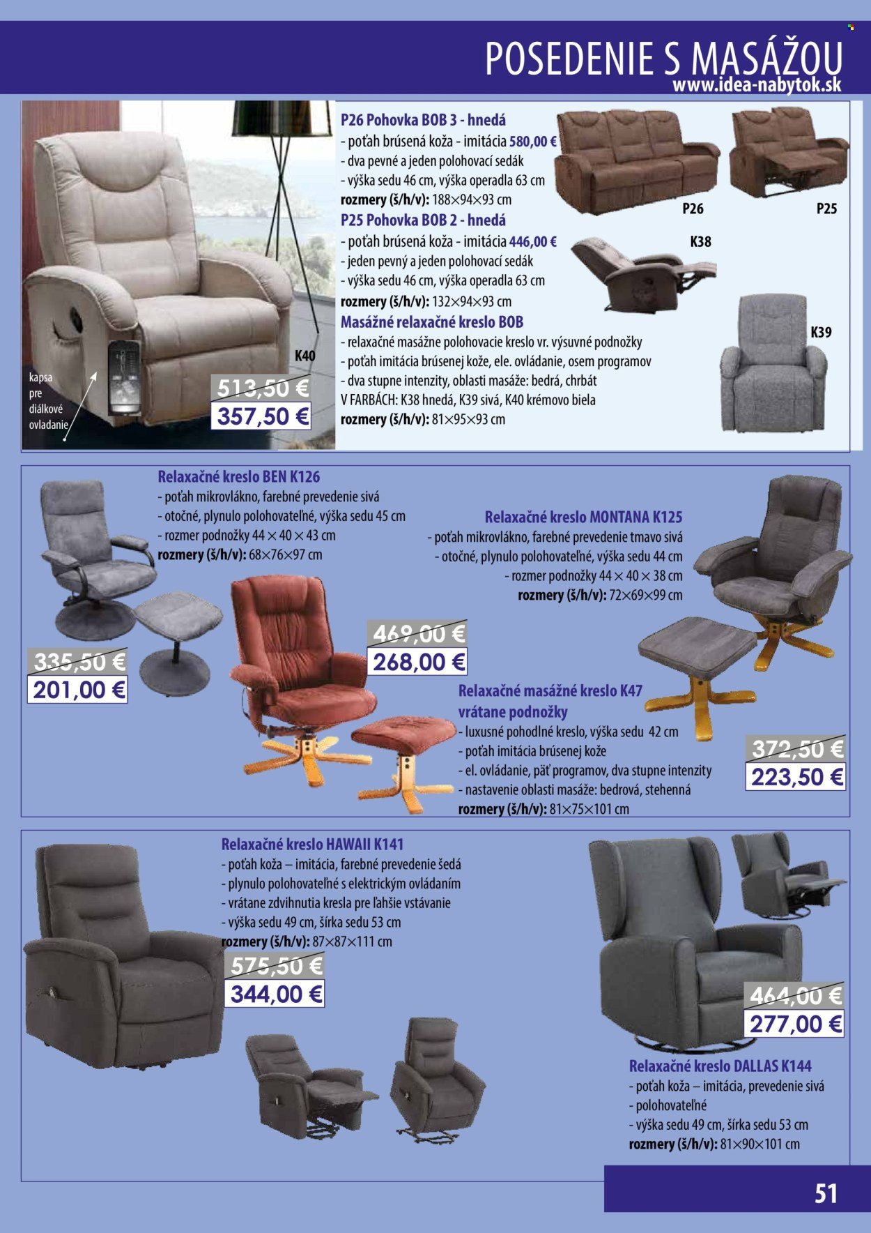 IDEA NÁBYTOK leták - septembri 2025 (2025-09-08) | 51