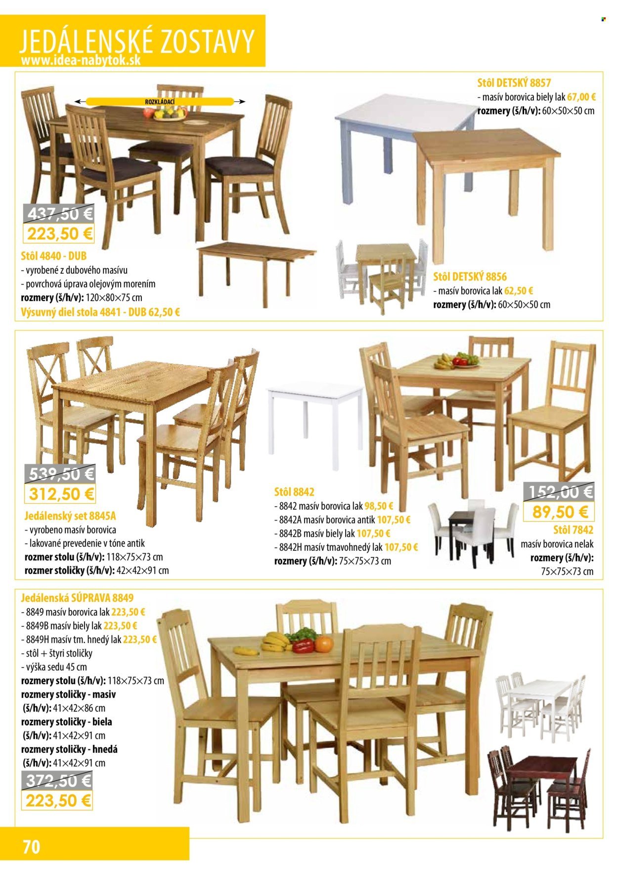 IDEA NÁBYTOK leták - septembri 2025 (2025-09-08) | 70