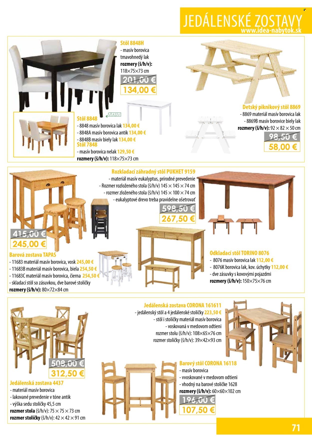 IDEA NÁBYTOK leták - septembri 2025 (2025-09-08) | 71
