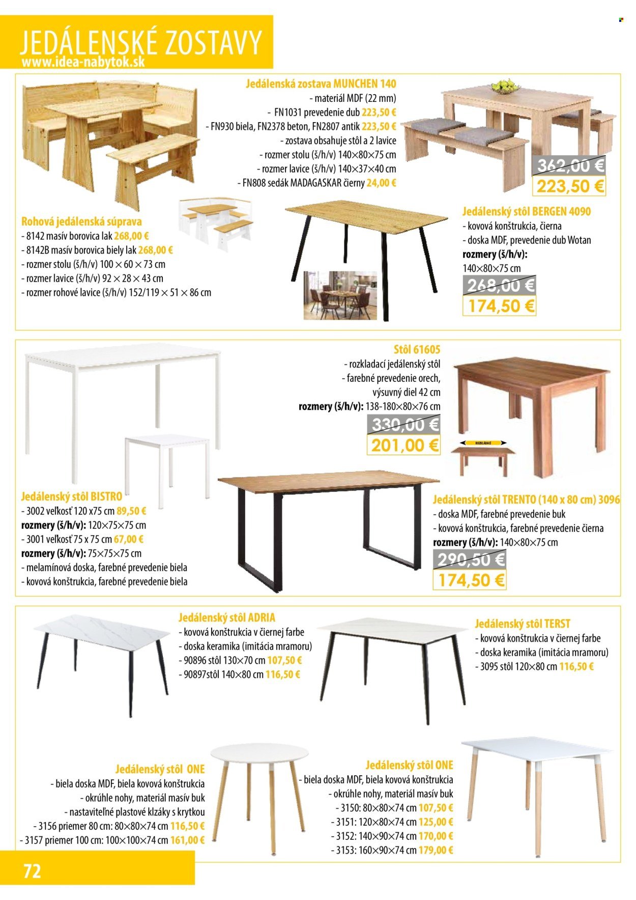 IDEA NÁBYTOK leták - septembri 2025 (2025-09-08) | 72