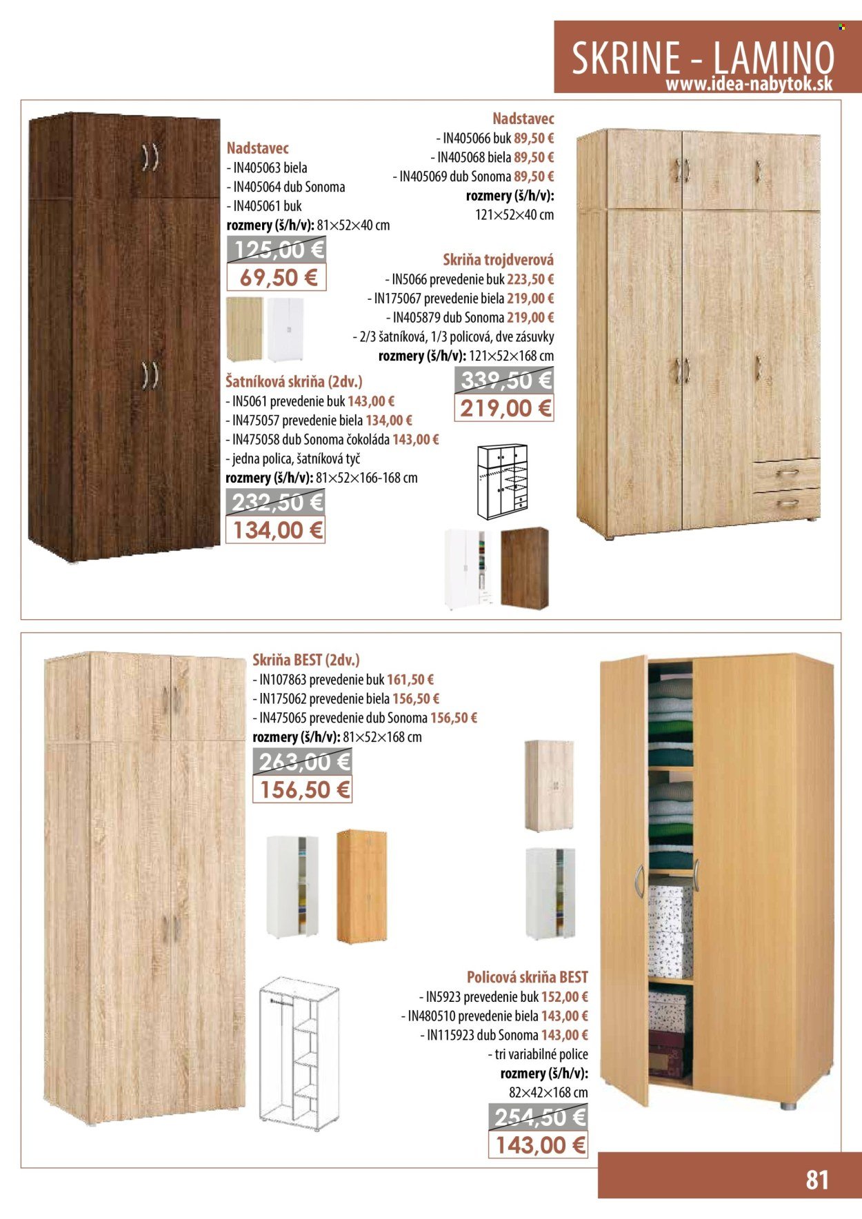 IDEA NÁBYTOK leták - septembri 2025 (2025-09-08) | 81
