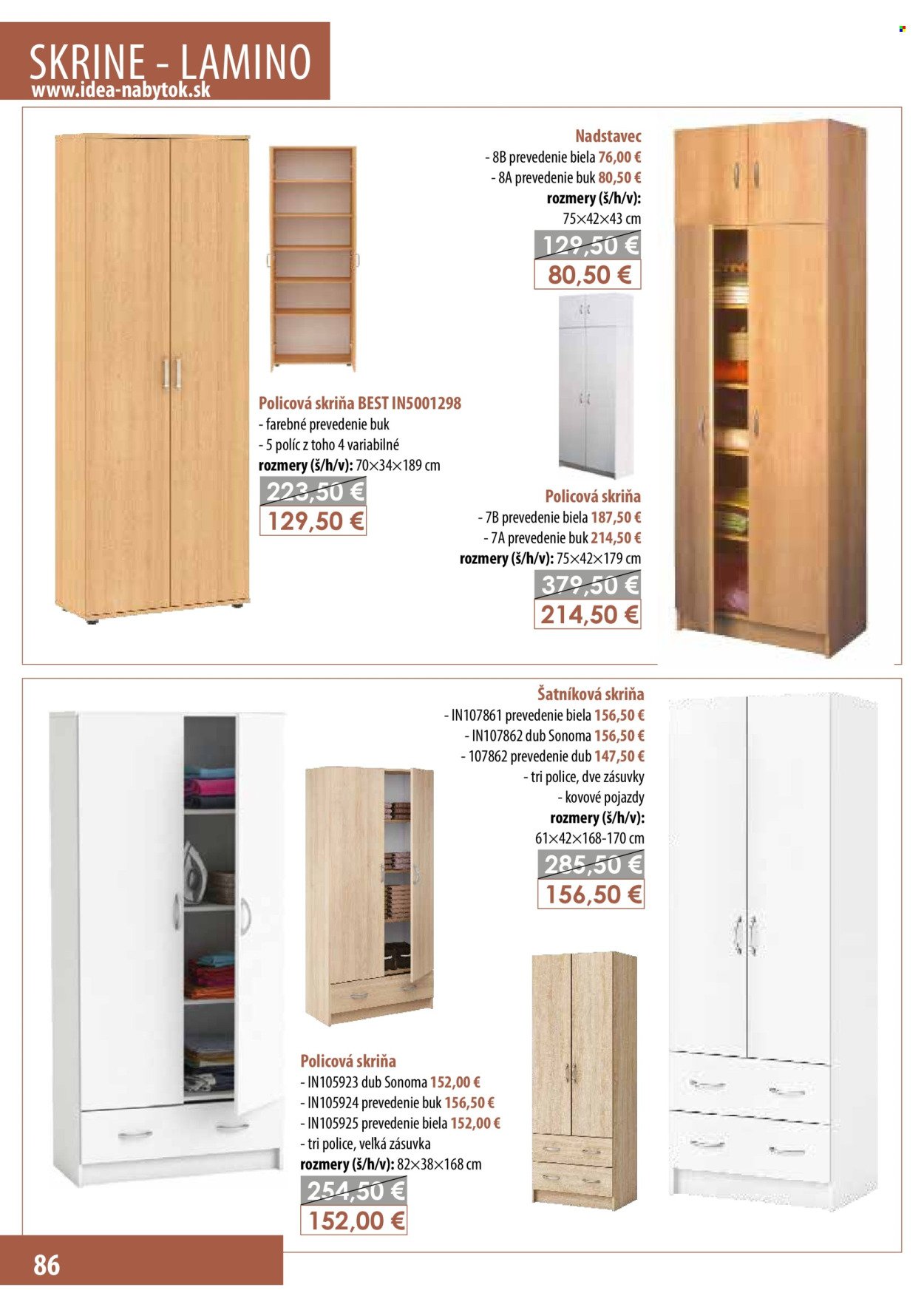 IDEA NÁBYTOK leták - septembri 2025 (2025-09-08) | 86