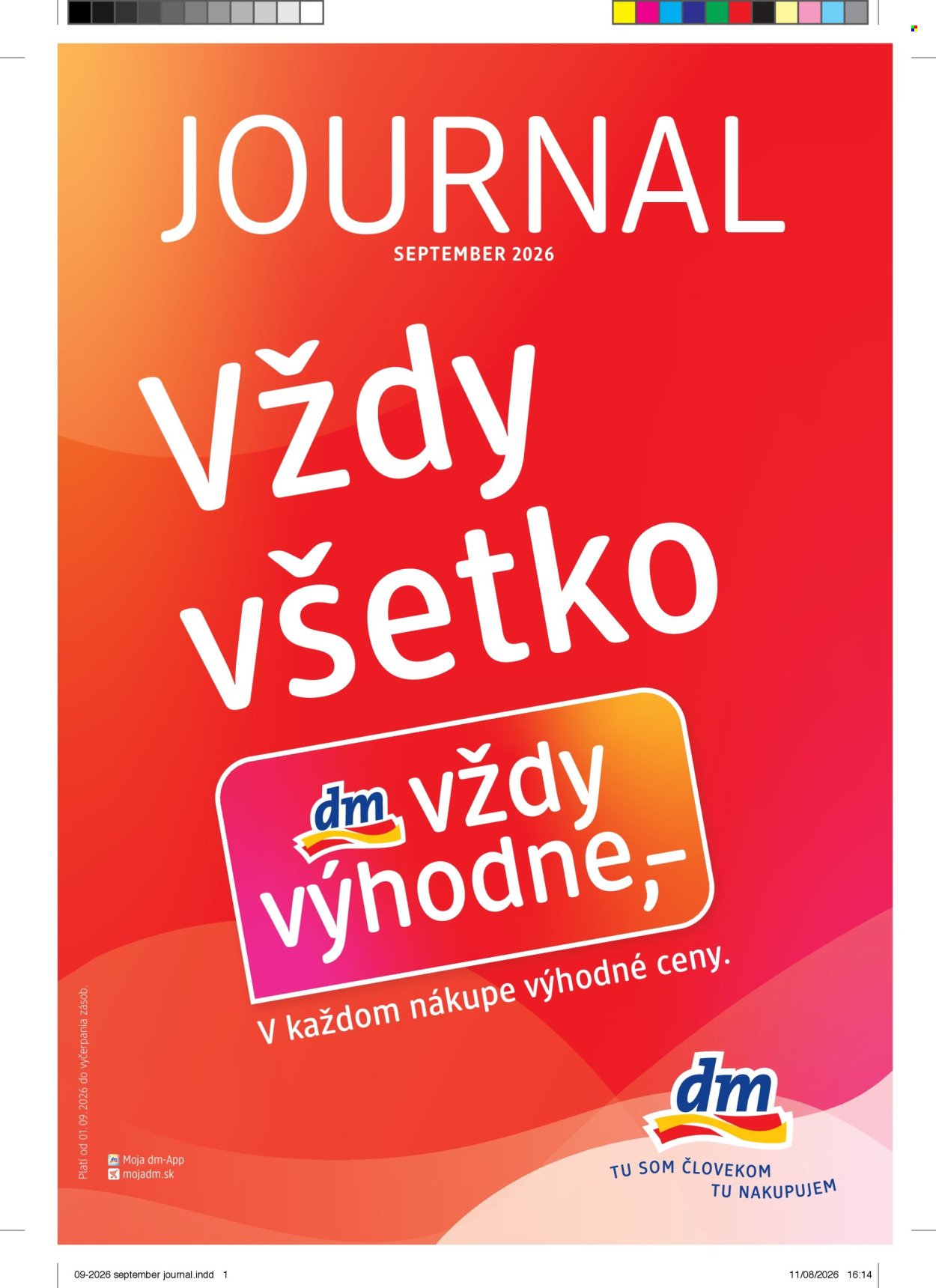 DM DROGERIE leták - Journal septembri 2026