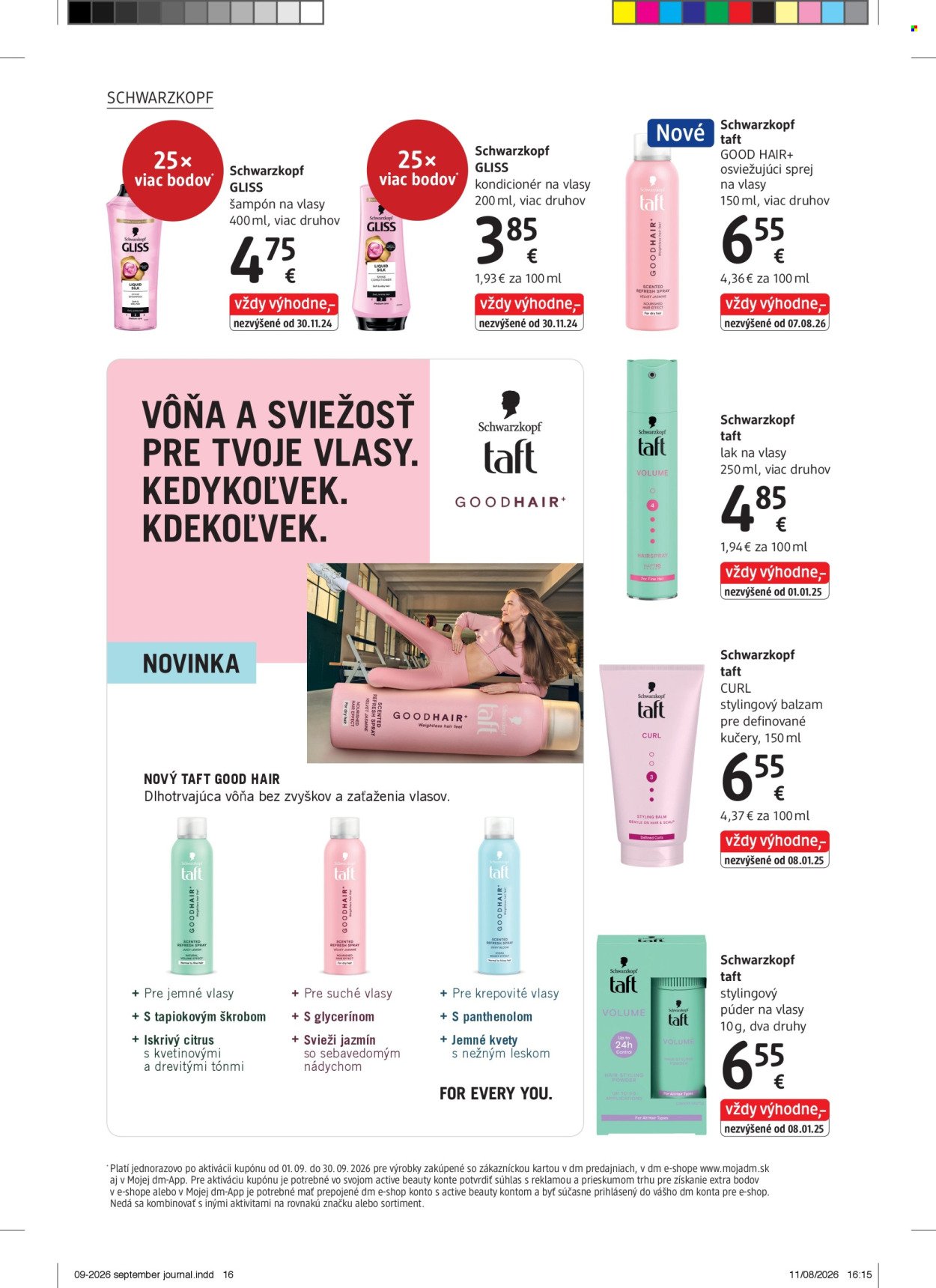 DM DROGERIE leták - Journal septembri 2026