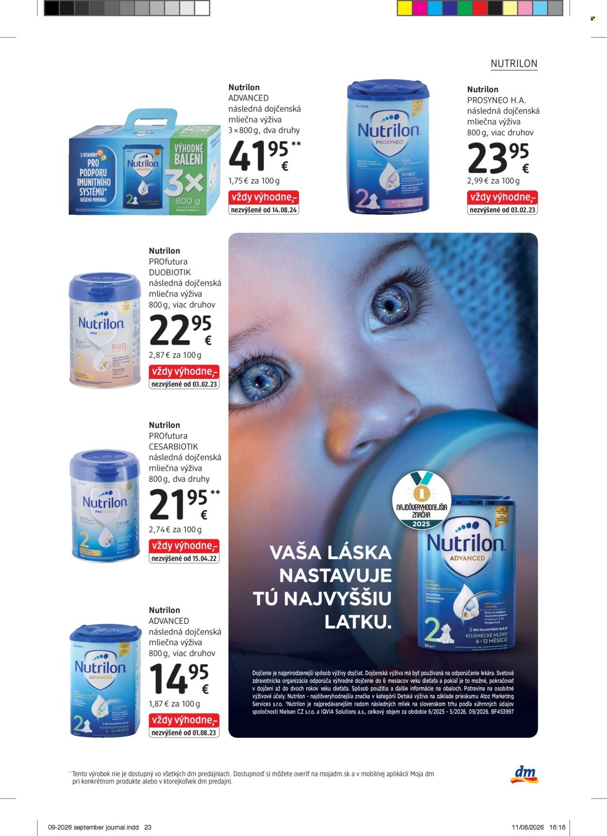 DM DROGERIE leták - Journal septembri 2026