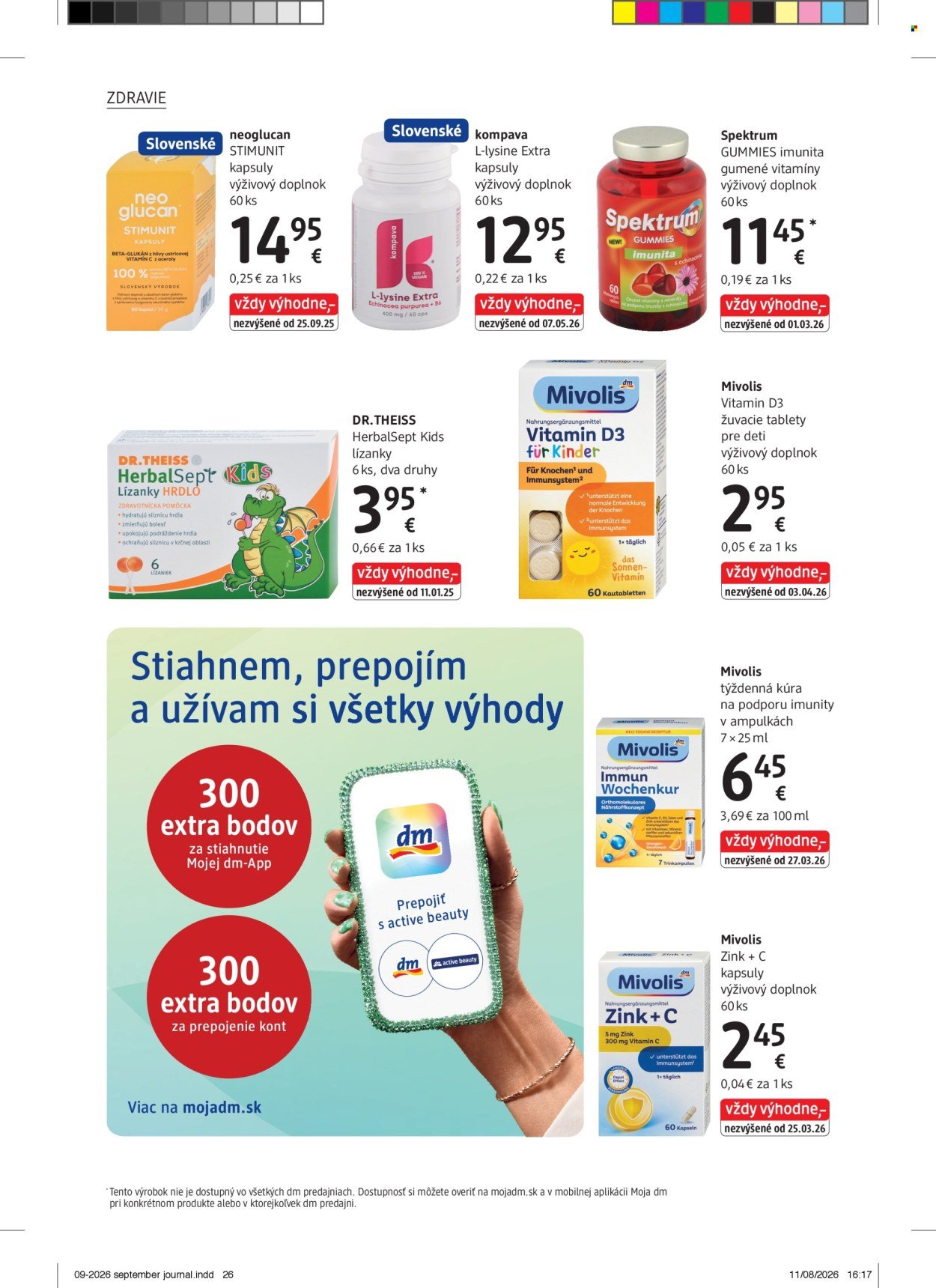 DM DROGERIE leták - Journal septembri 2026